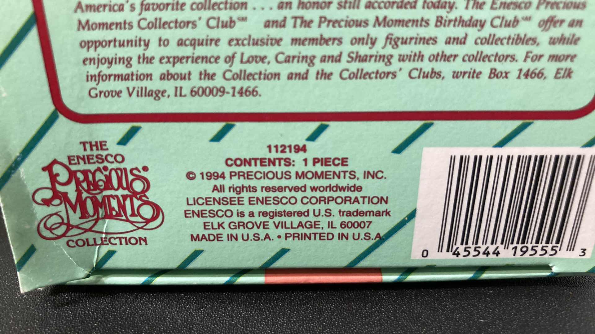 Photo 1 of PRECIOUS MOMENTS GLASS BALL COLLECTORS ORNAMENT & GLASS HOLIDAY ORNAMENT