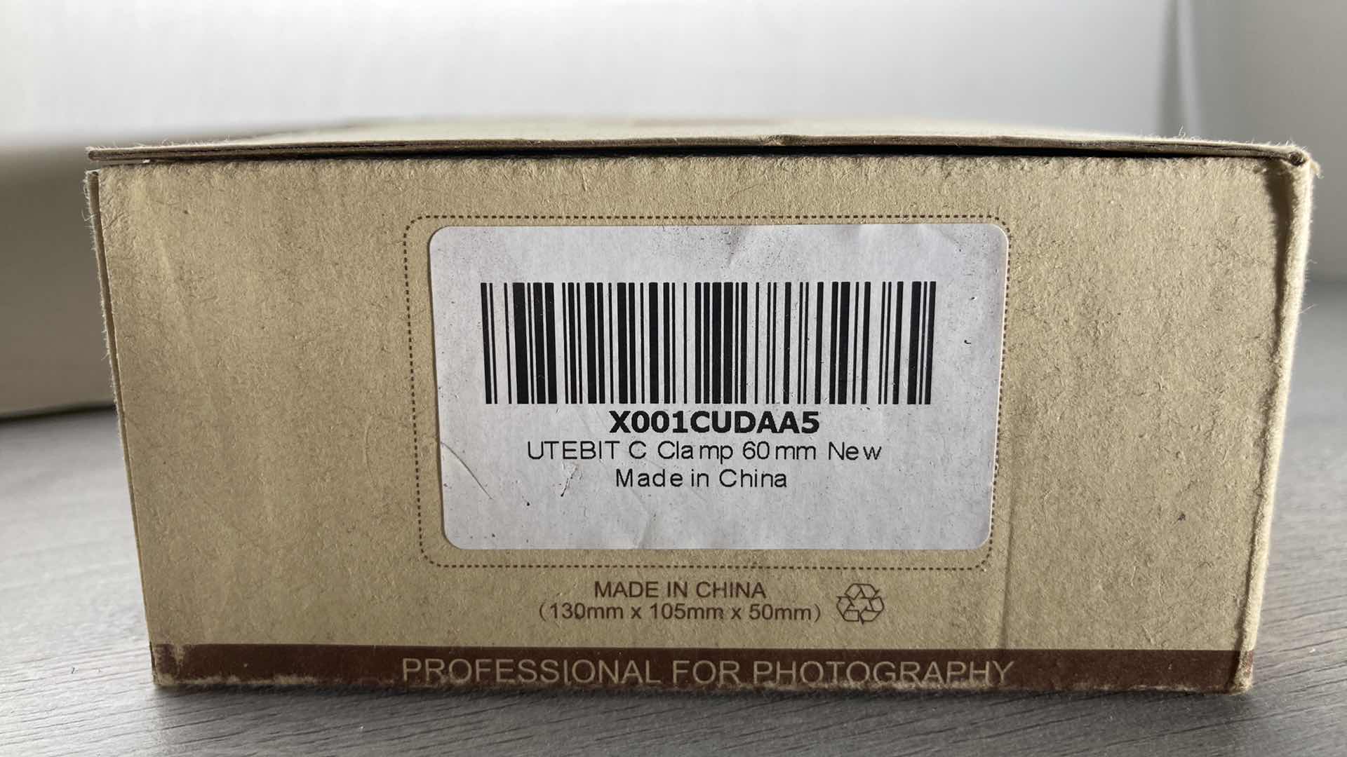 Photo 1 of NEW UTEBIT UNIVERSAL C-CLAMP FOR DESKTOPS & CAMERAS (2) 2.95" X 1.77" H6.69”