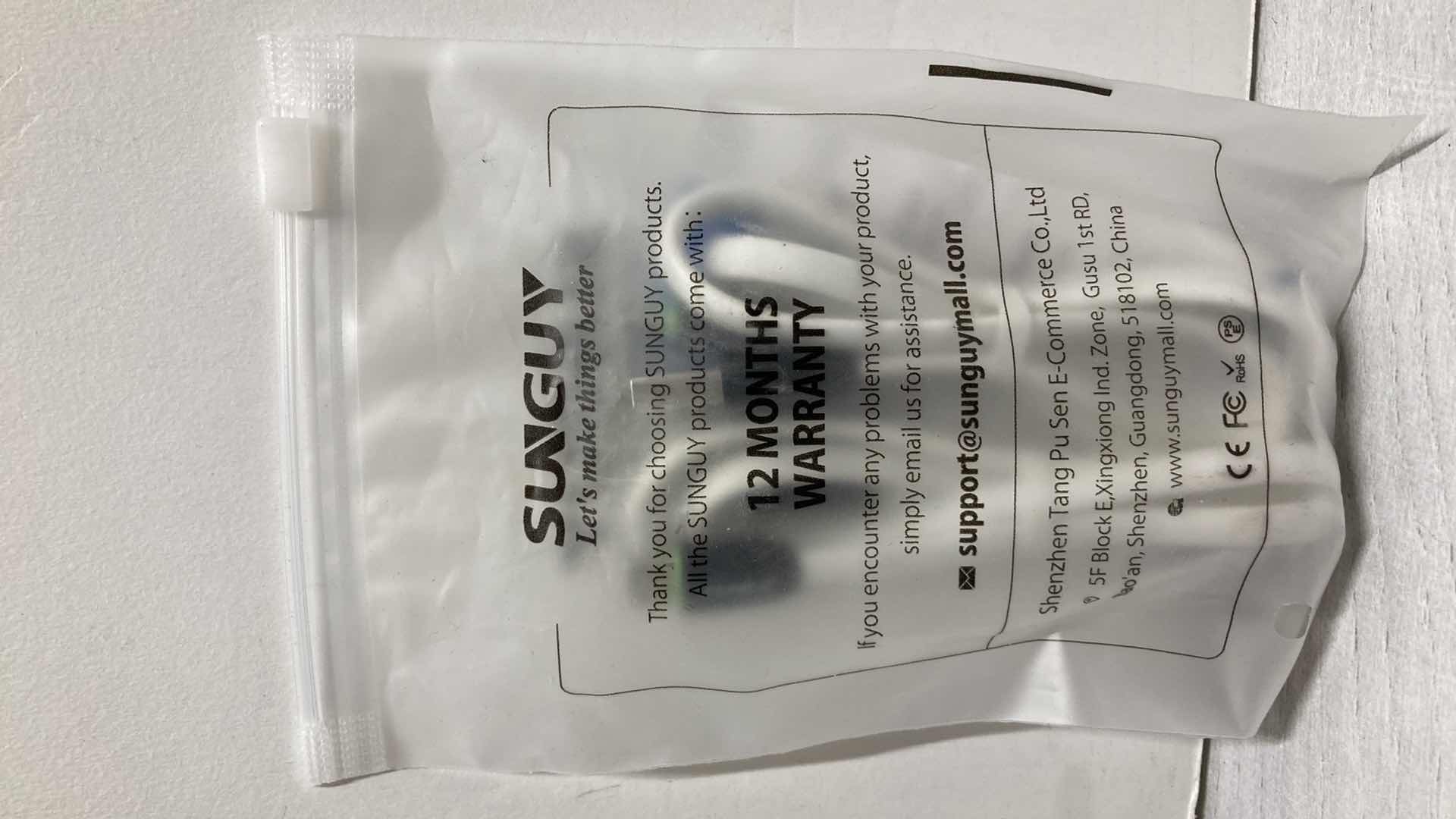 Photo 1 of NEW SUNGUY USB TYPE C CORDS 2PK (5)