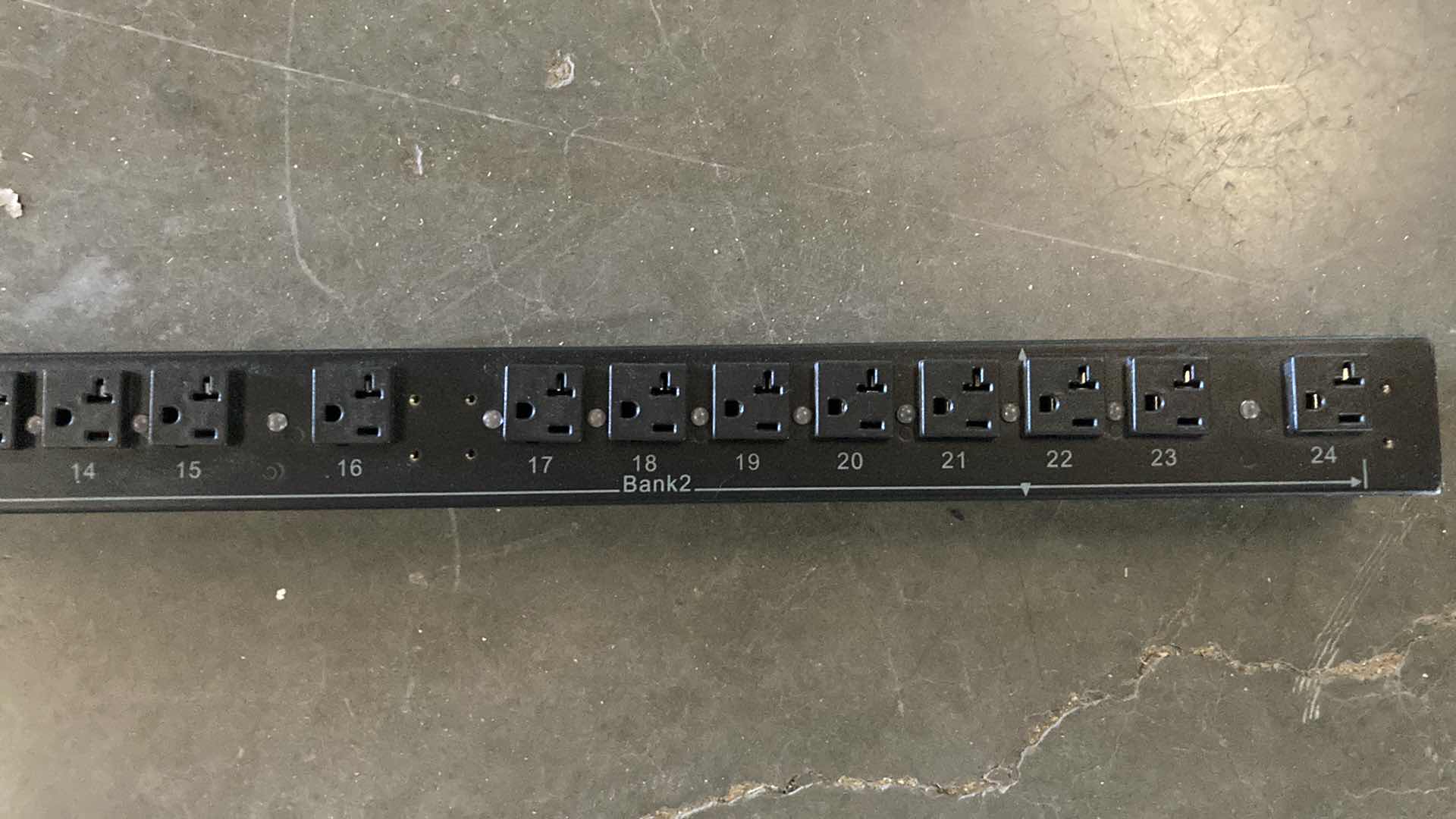 Photo 1 of SCHNEIDER ELECTRIC APC RACK POWER DISTRIBUTION UNIT MODEL AP8932 W 240 PLUG ADAPTER