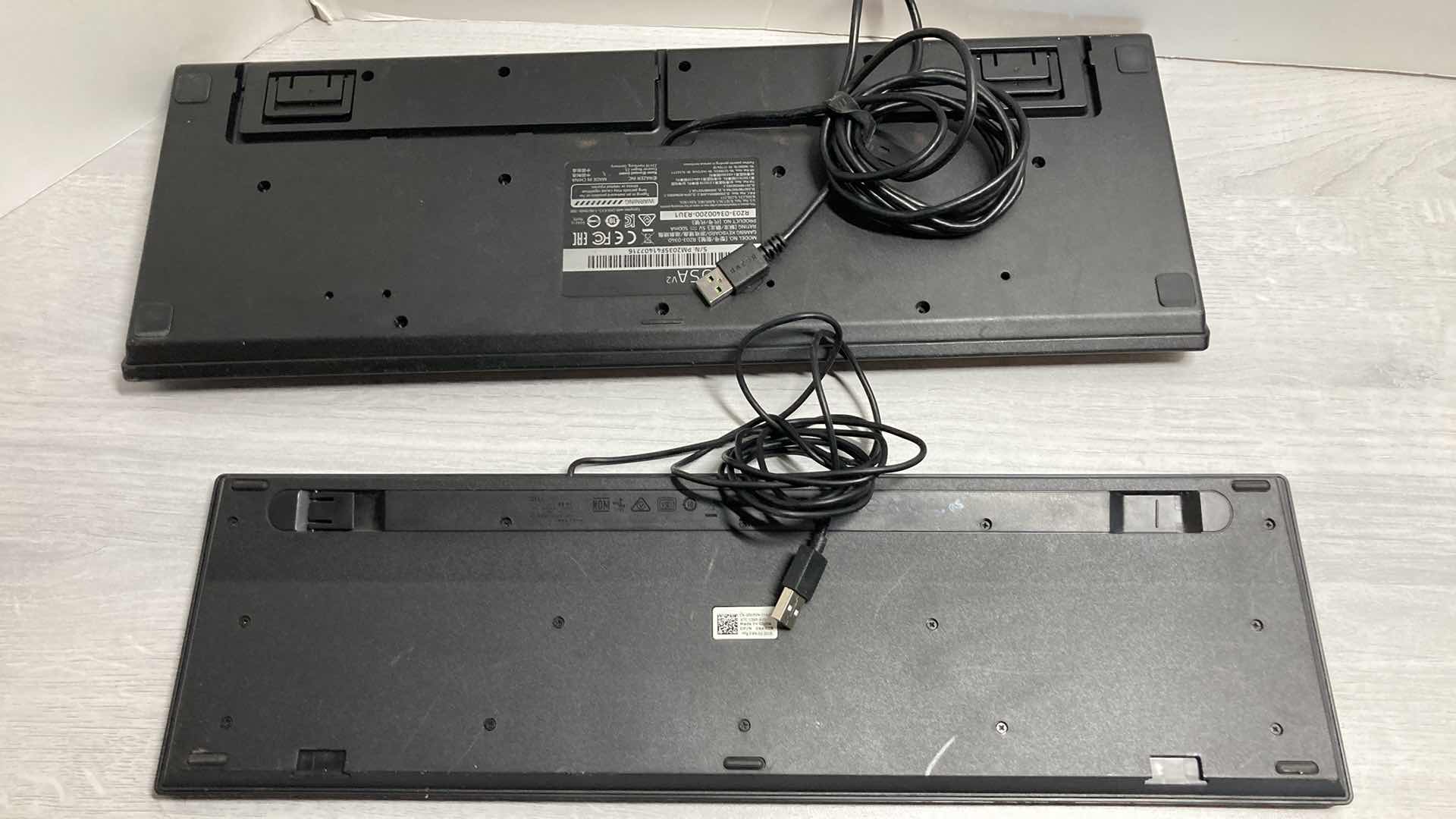 Photo 6 of RAZER CYNOSA V2 CORDED KEYBOARD MODEL RZ03-0304 & DELL CORDED KEYBOARD MODEL