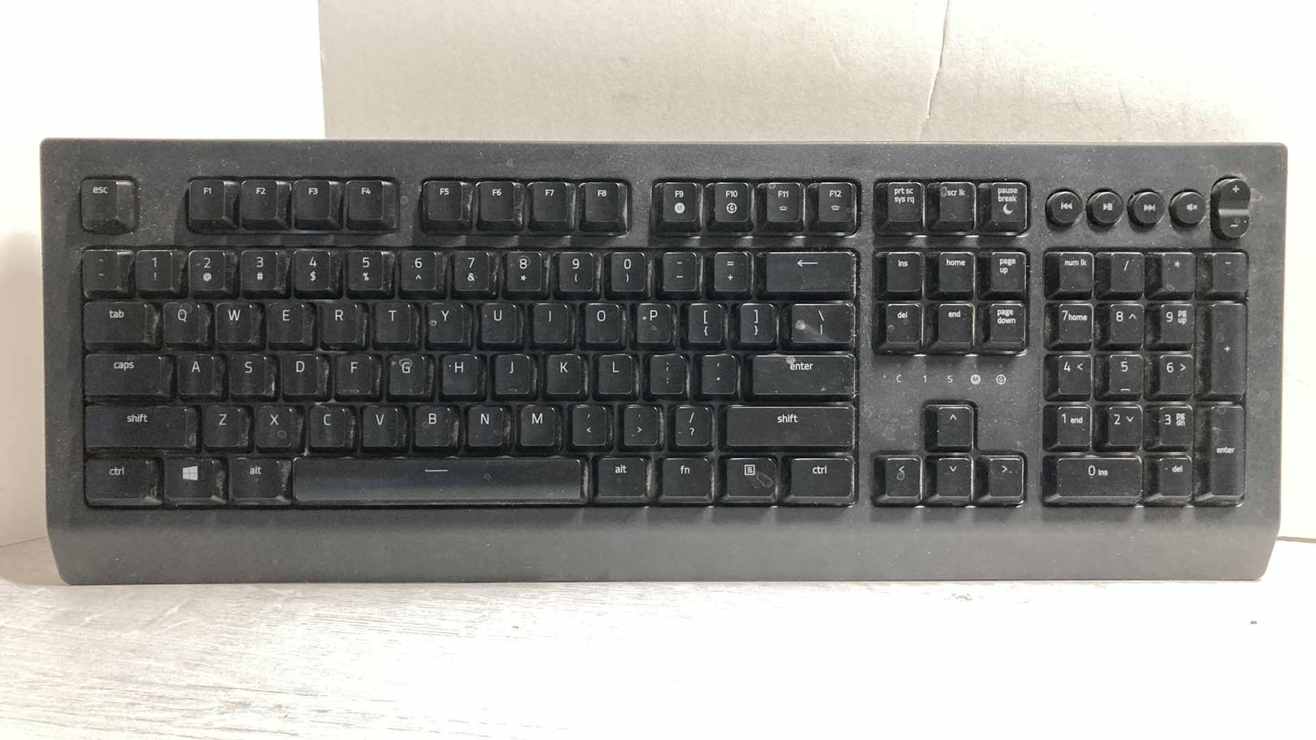 Photo 1 of RAZER CYNOSA V2 CORDED KEYBOARD MODEL RZ03-0304 & DELL CORDED KEYBOARD MODEL