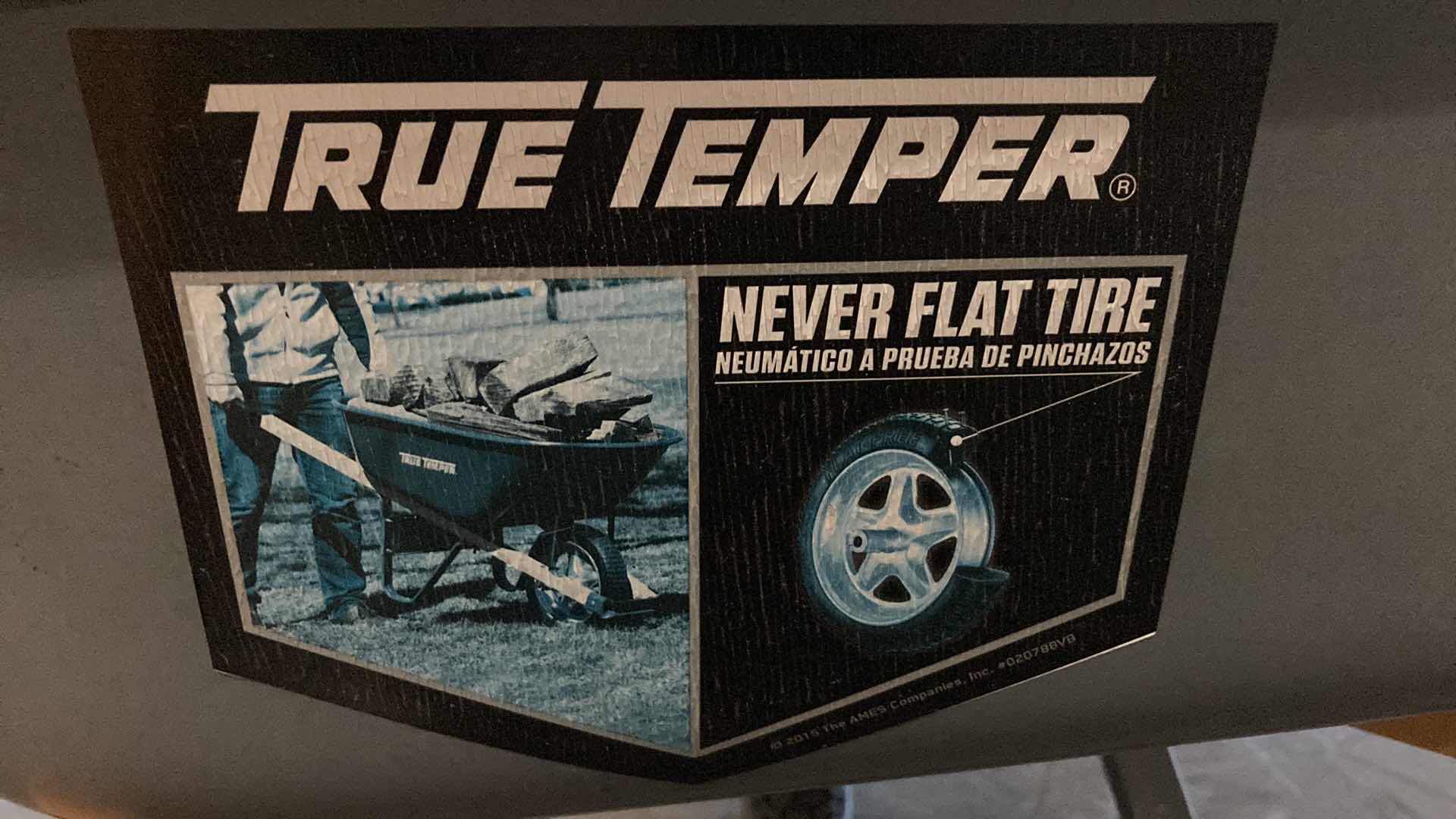 Photo 1 of TRUE TEMPER TIRE NEVER FLAT WHEEL BARREL 62” X 25” H27”
