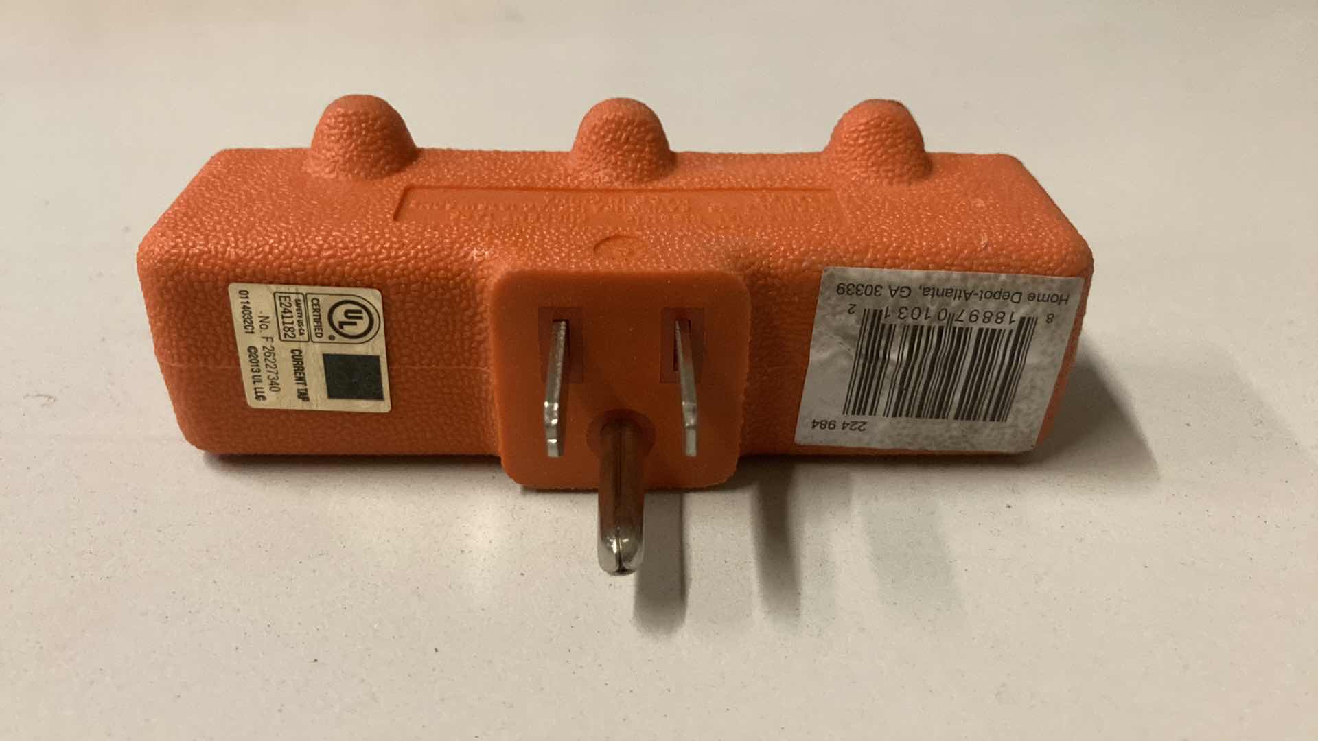 Photo 1 of COMMERCIAL ELECTRIC HEAVY-DUTY GROUNDED TRIPLE TAP CORD ADAPTER MODEL LA-26 (6)