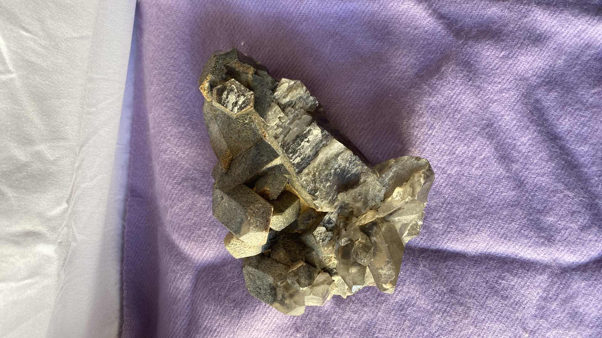 Photo 1 of SMOKEY QUARTZ CLUSTER