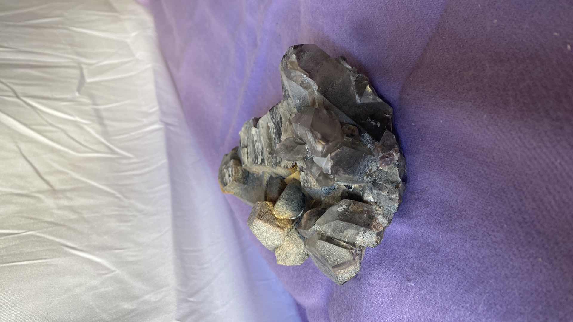 Photo 1 of SMOKEY QUARTZ CLUSTER