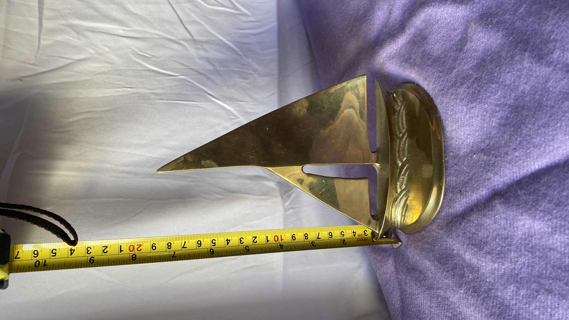 Photo 1 of 2 BRASS SAILBOAT PAPER WEIGHTS