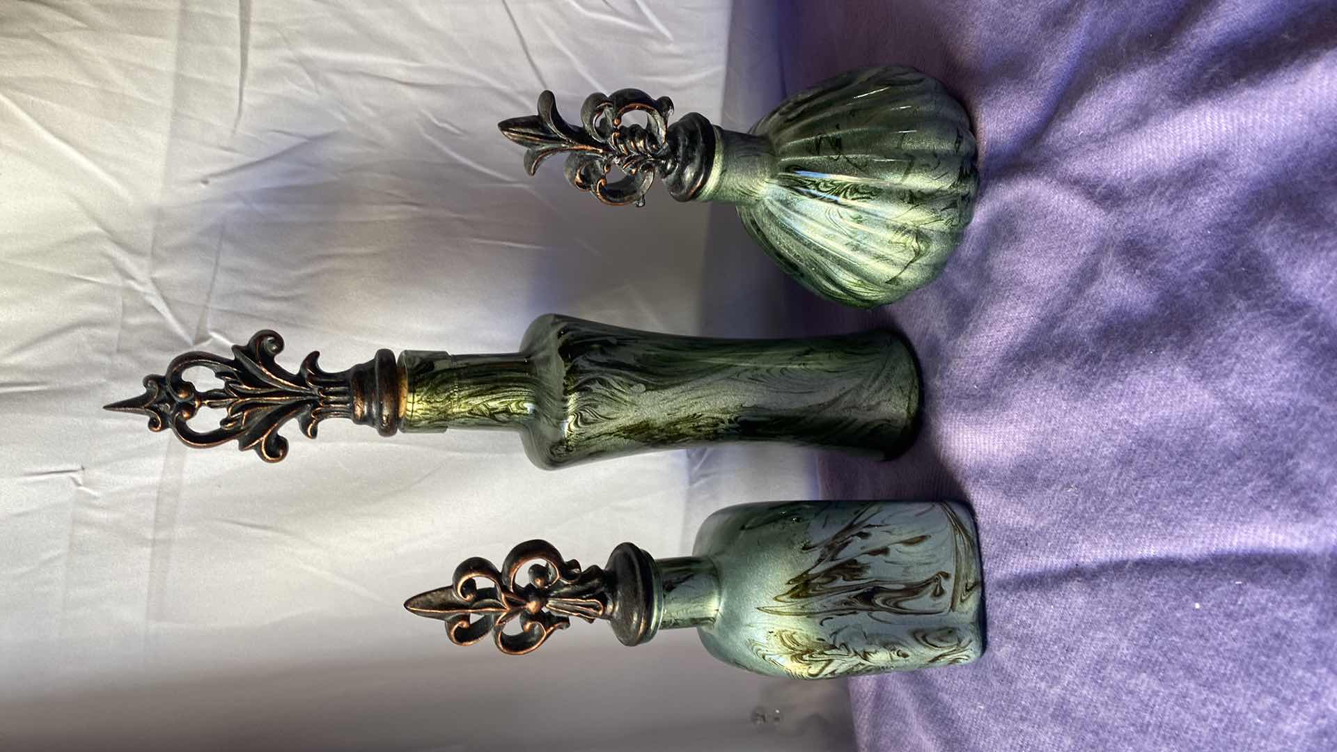 Photo 1 of GLASS JAR DECOR IN GREEN
SET OF 3