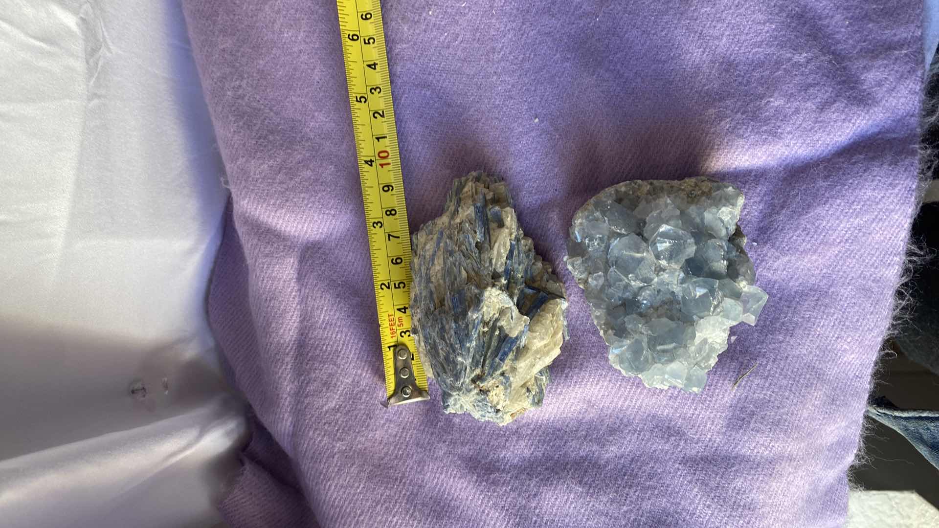 Photo 1 of 2 RARE BLUE CRYSTAL NATURAL KYANITE ROUGH  GEM STONE