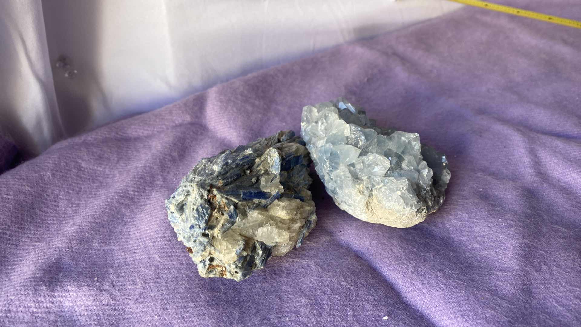 Photo 1 of 2 RARE BLUE CRYSTAL NATURAL KYANITE ROUGH  GEM STONE