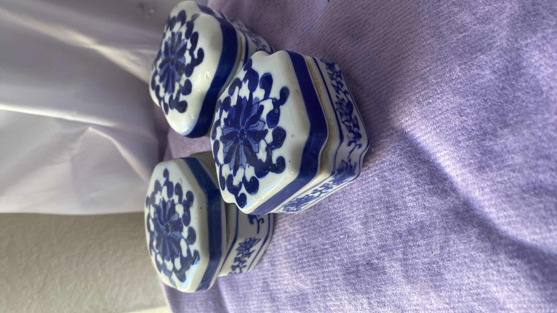 Photo 2 of 3 CERAMIC TRINKET BOXES WITH LIDS