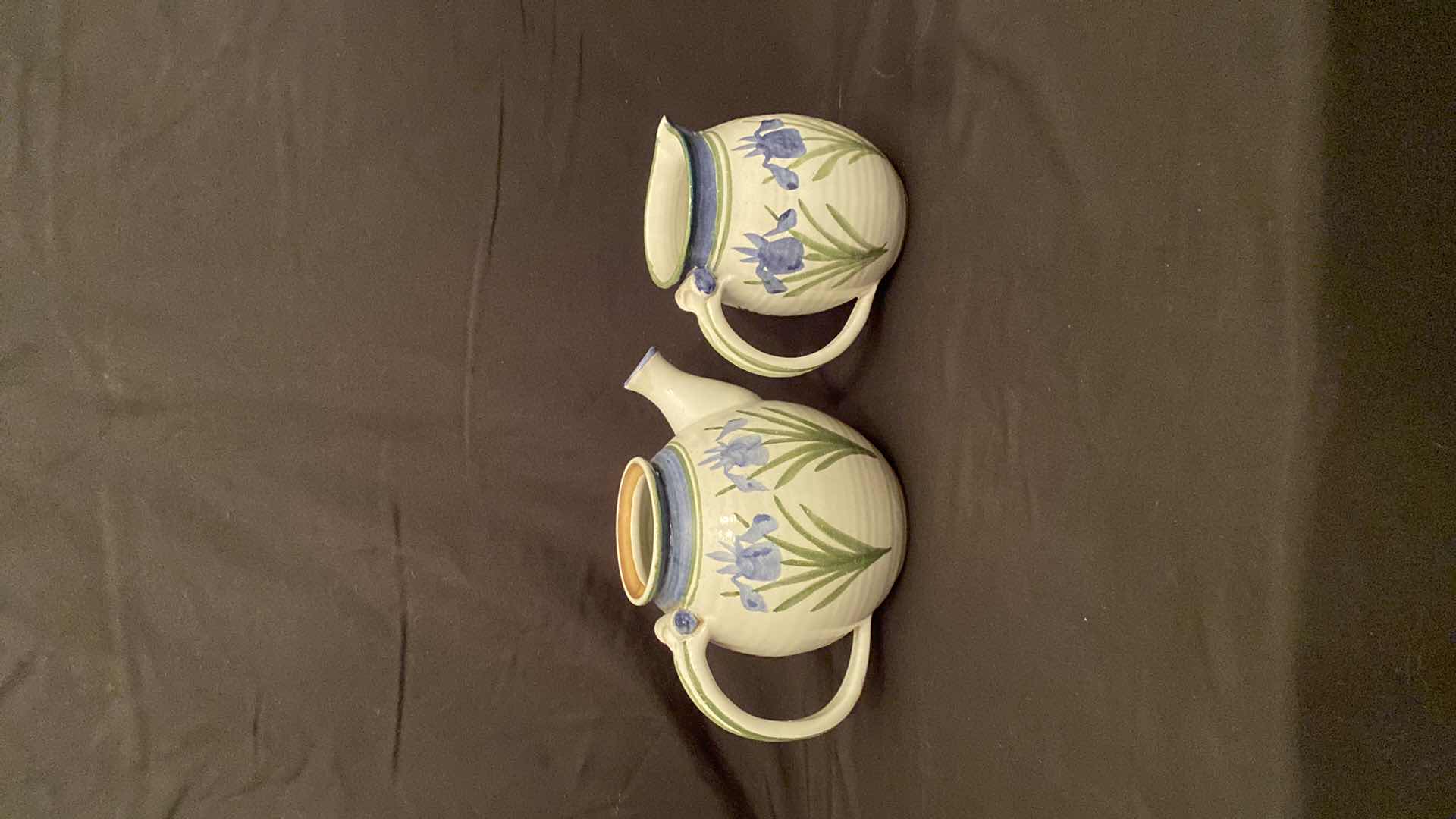 Photo 1 of GLASS TEAPOT AND PITCHER