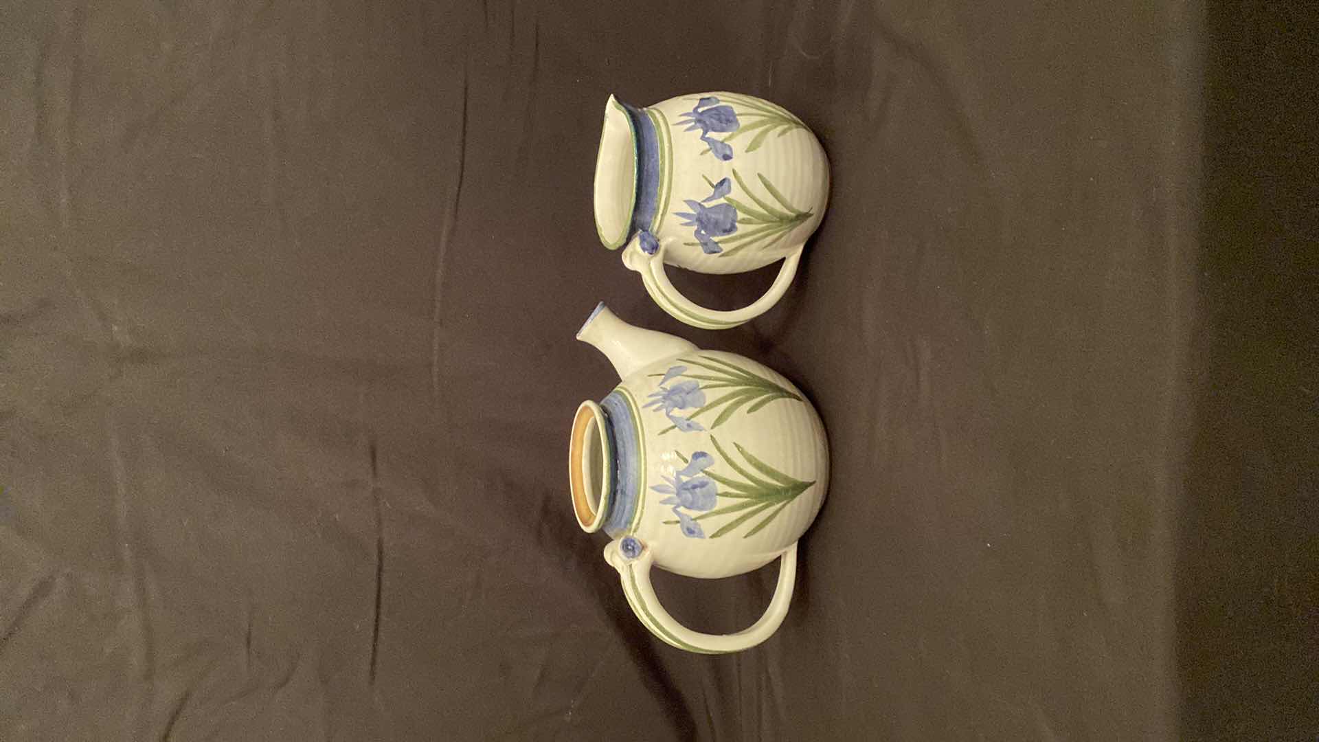 Photo 1 of GLASS TEAPOT AND PITCHER