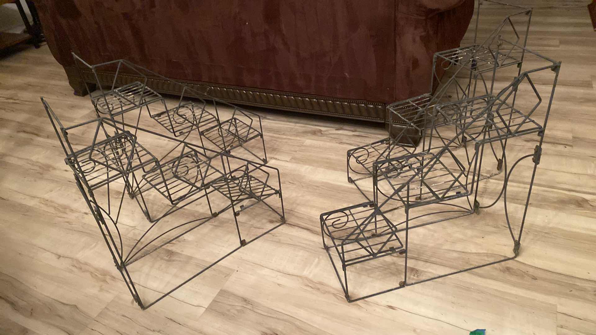 Photo 1 of 4 METAL PLANT STANDS