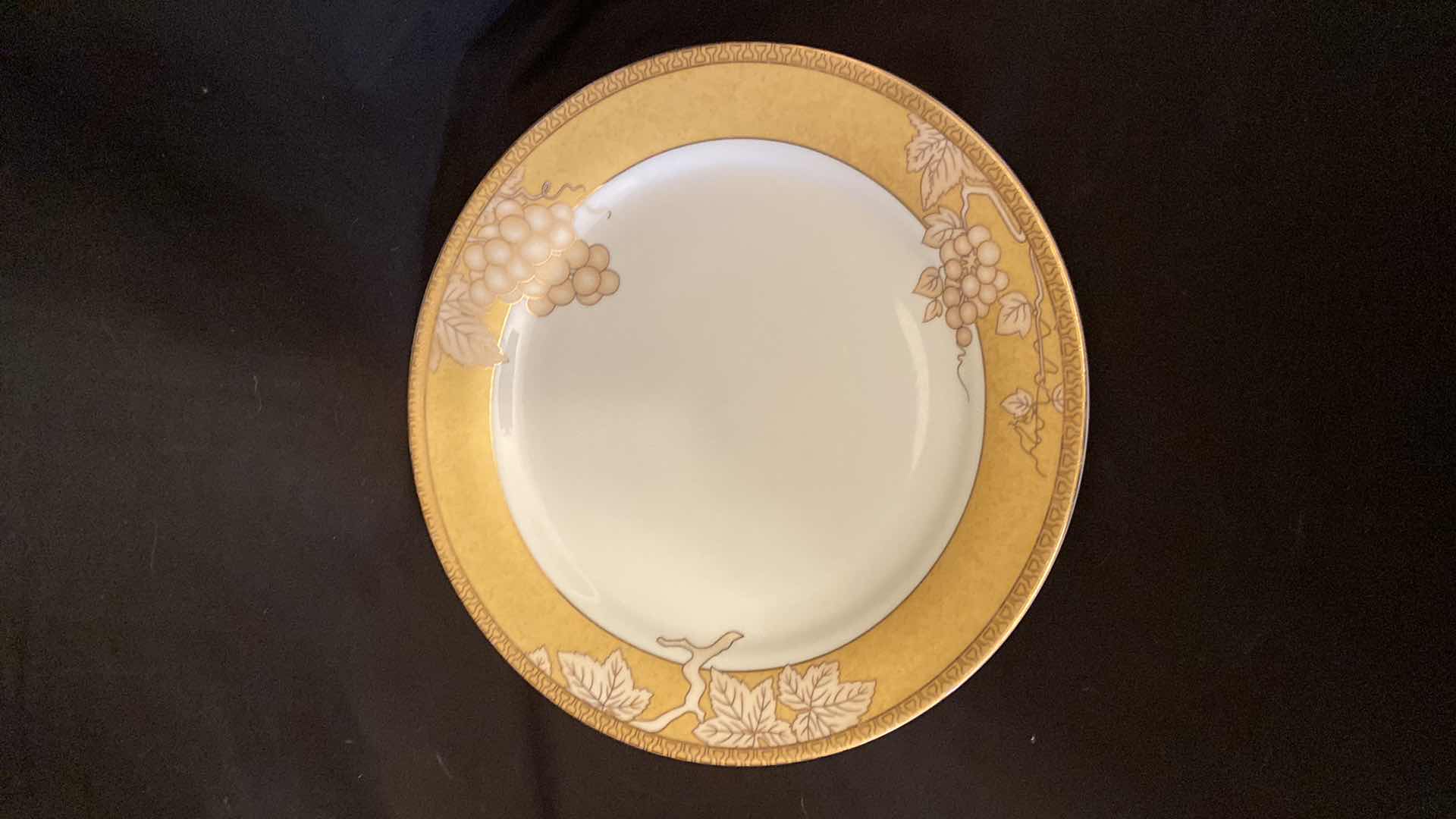 Photo 1 of GOLD RIMMED PORCELAIN PLATES AND BOWLS