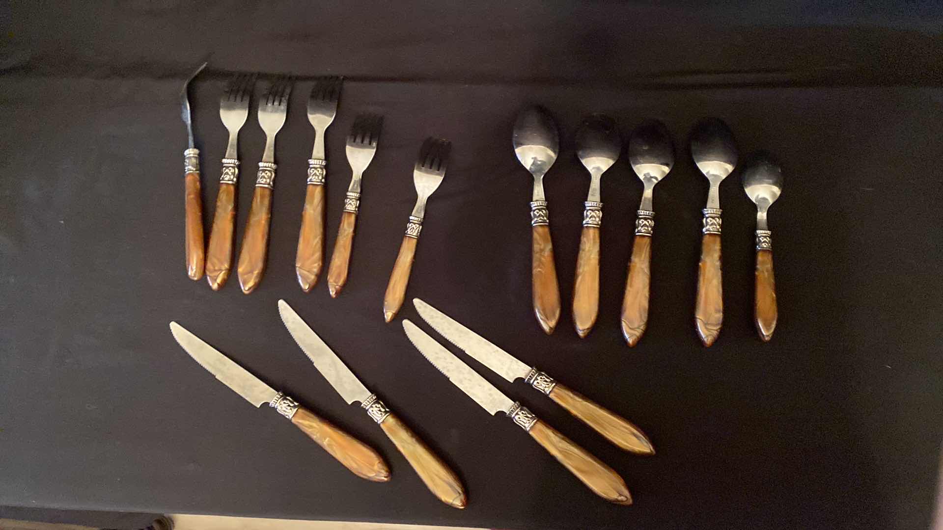 Photo 2 of SILVERWARE SET