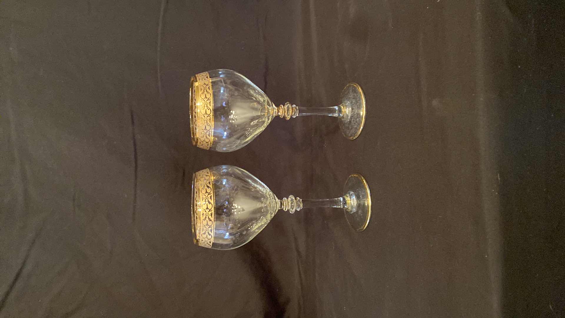 Photo 1 of VINTAGE ITALIAN CRYSTAL WINE GLASSES