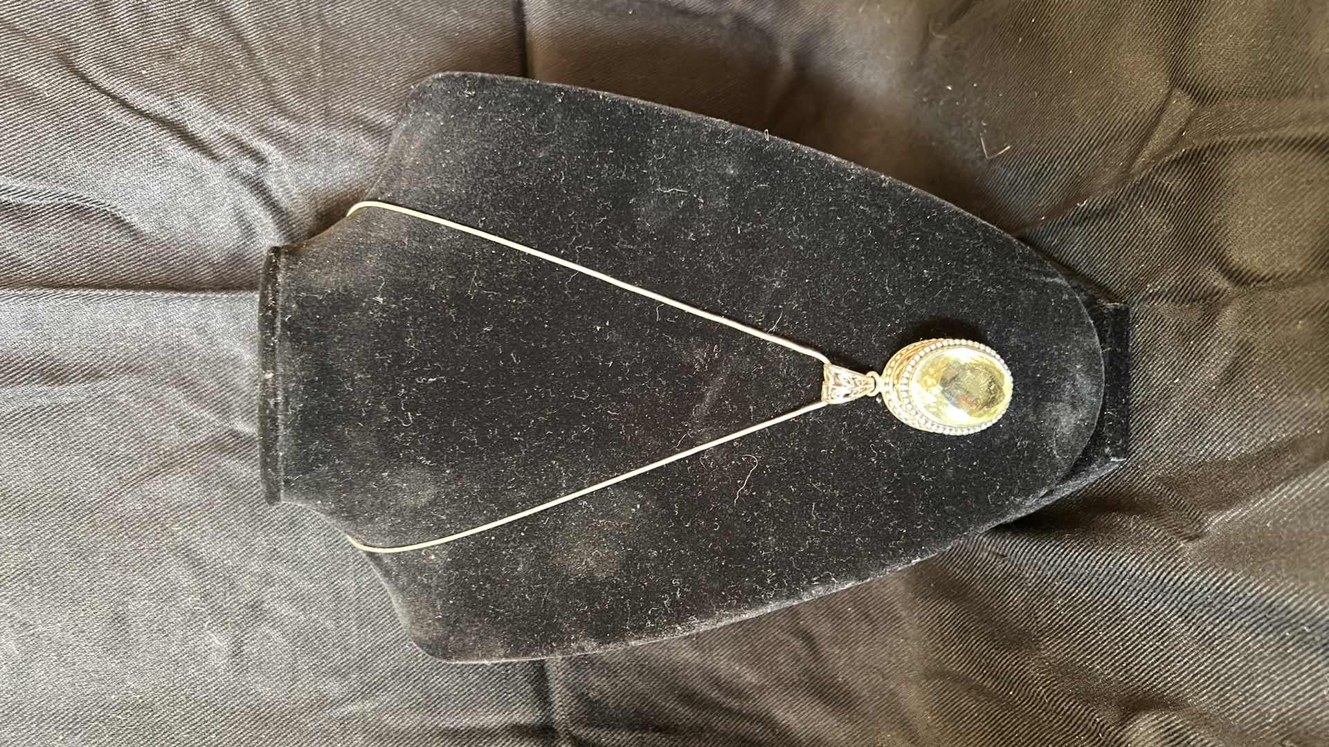 Photo 1 of TWO SILVER TONED COSTUME NECKLACE AND ONE CHAIN IS 925 SILVER