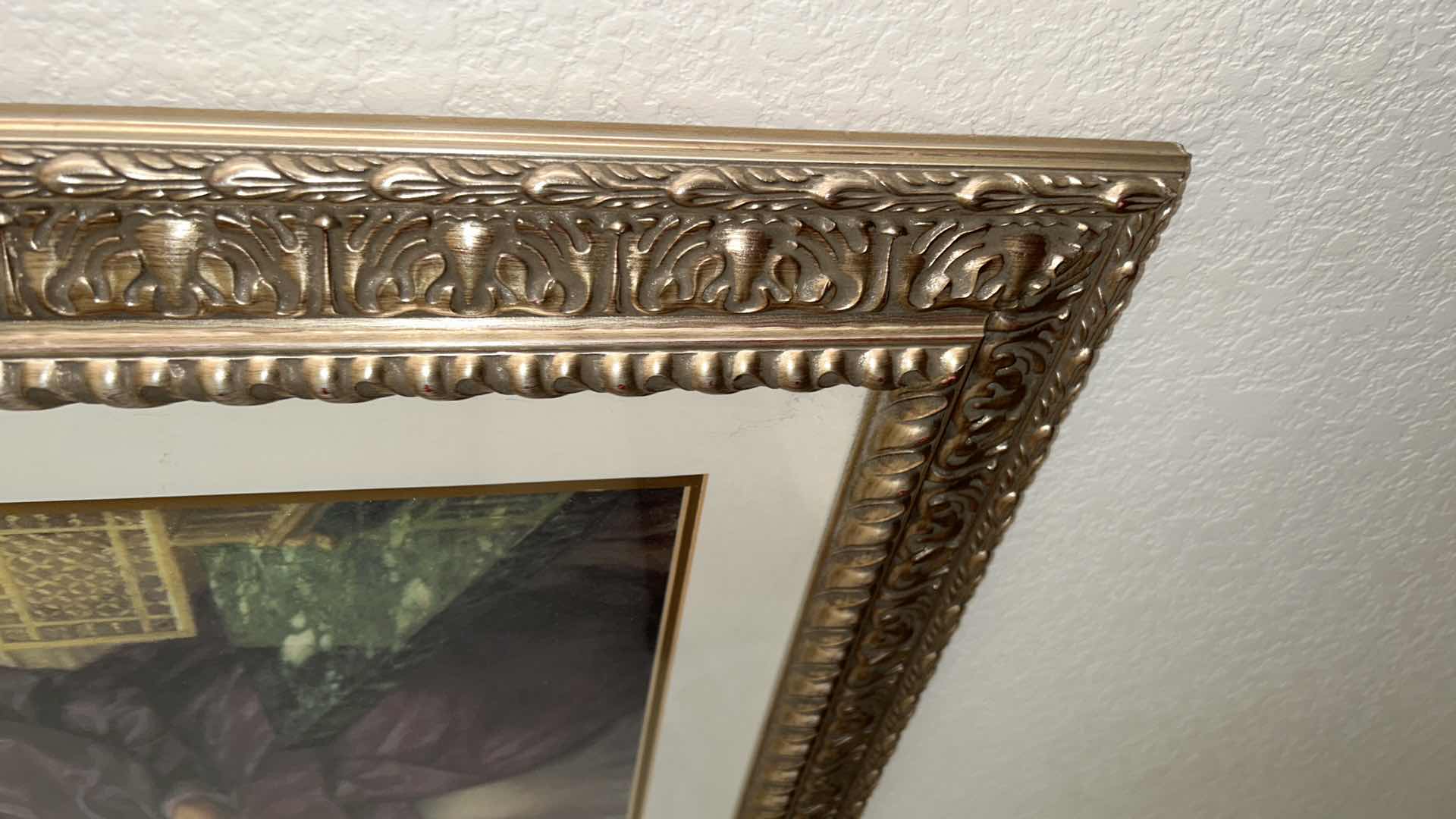 Photo 1 of FRAMED PRINT OF “LESBIA WITH HER SPARROW” - PRINT BY SIR EDWARD JOHN POYNTER - 30x36