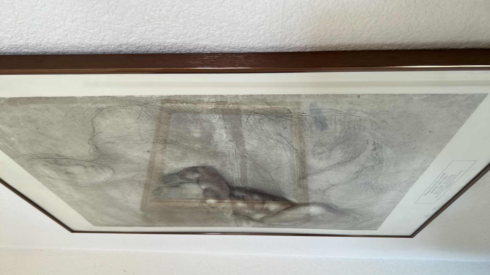 Photo 4 of FRAMED ART PRING OF “MADONNA AND CHILD” BY “MICHELANGELO BUONARROTI”