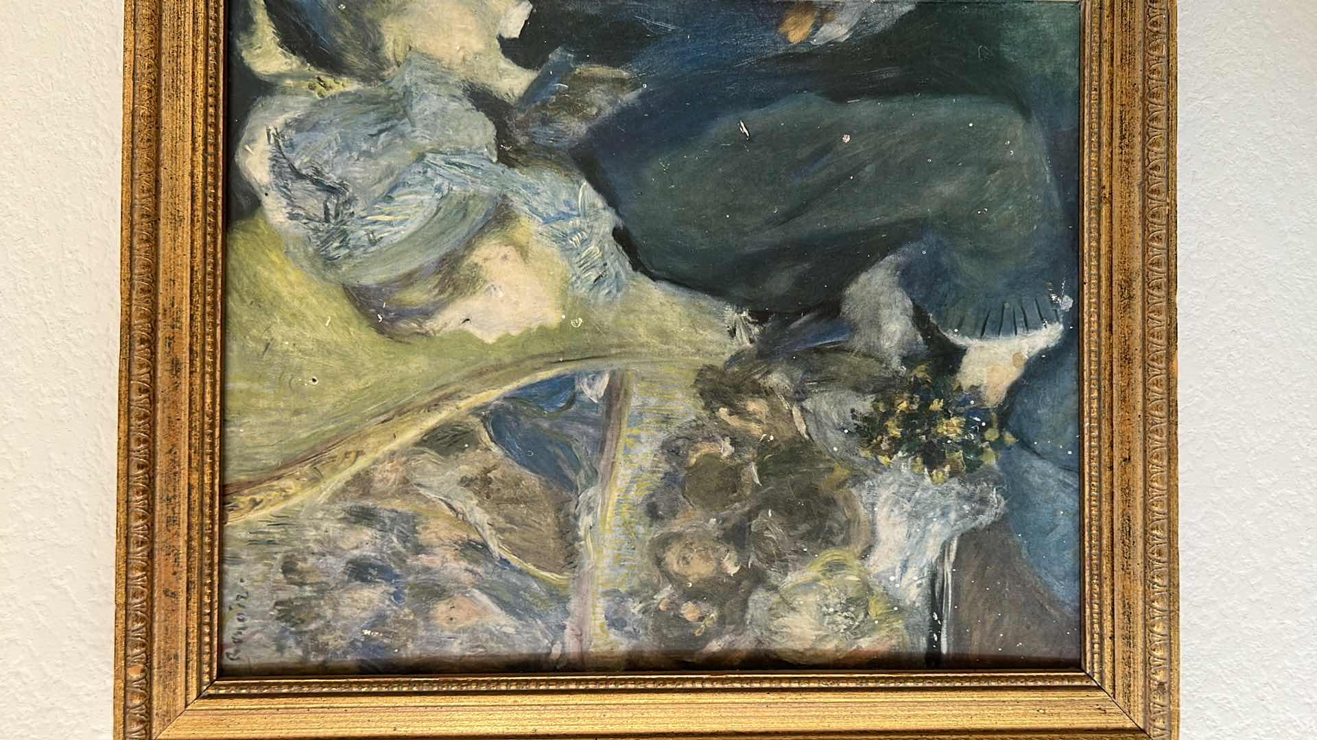 Photo 1 of FRAMED ART PRINT La Premeire Sortie by Pierre Auguste Renoir - 15 x 17.5