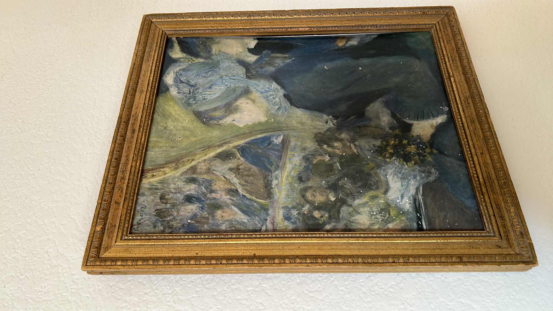 Photo 1 of FRAMED ART PRINT La Premeire Sortie by Pierre Auguste Renoir - 15 x 17.5