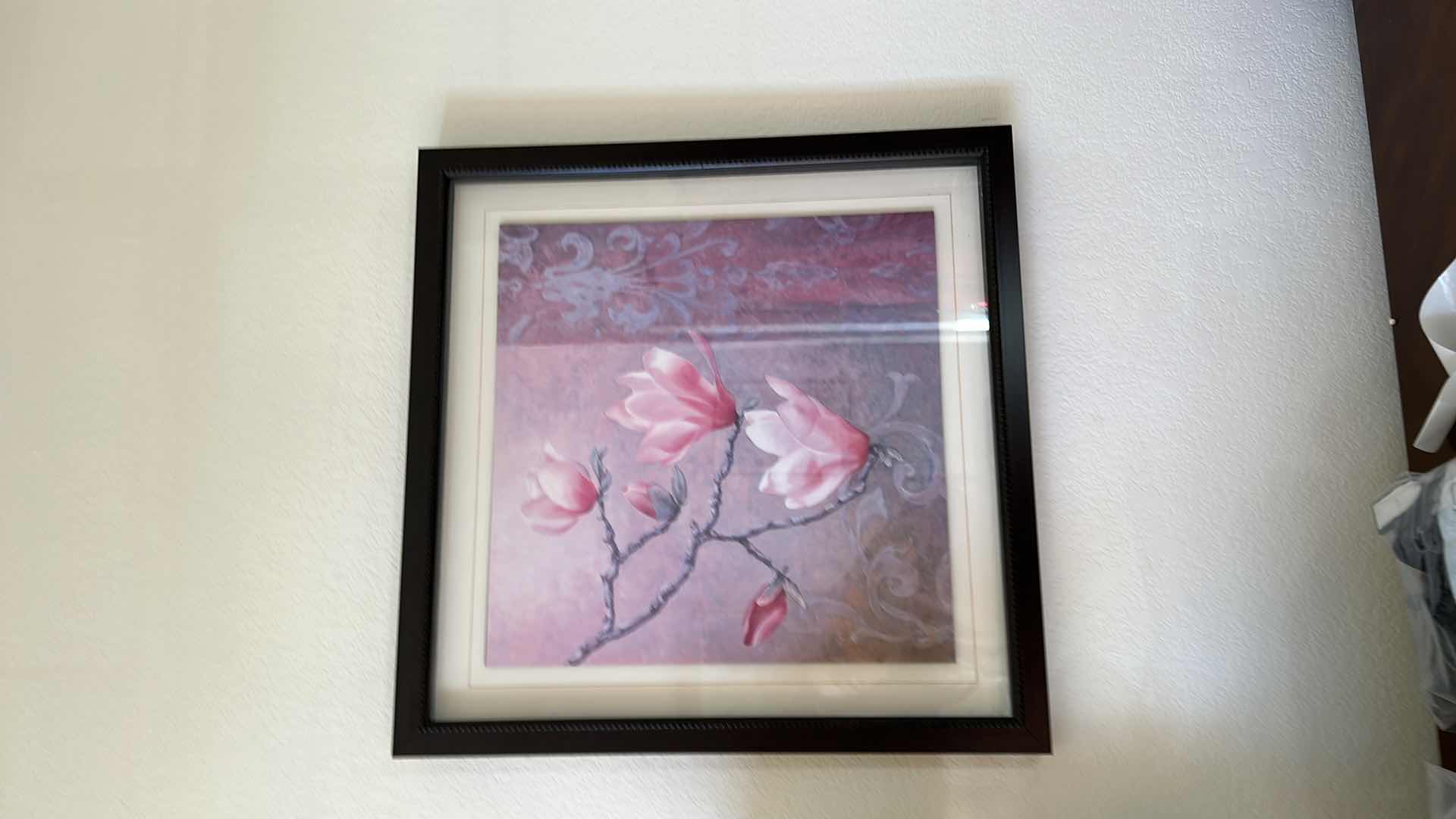 Photo 1 of FRAMED FLORAL WALL ART - 26x26