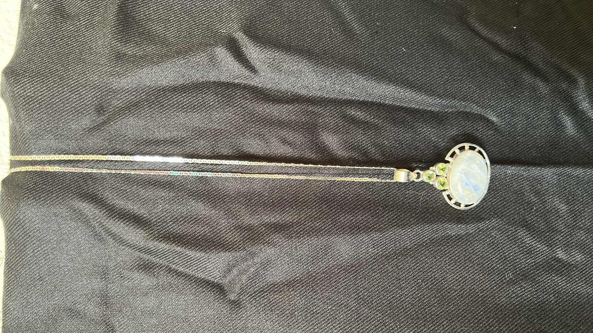 Photo 1 of STERLING SILVER CHAIN WITH SILVER TONE PENDANT