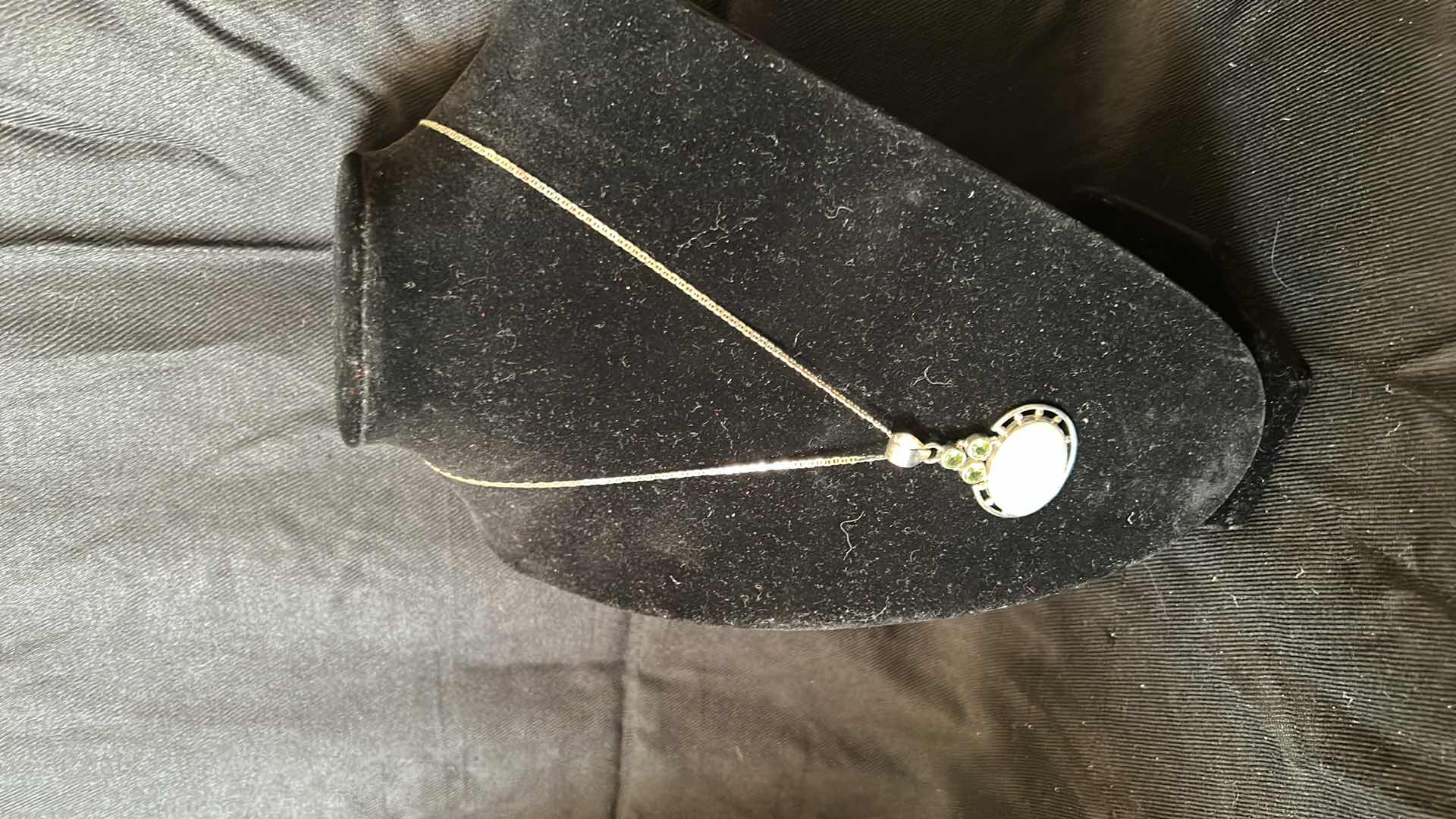 Photo 1 of STERLING SILVER CHAIN WITH SILVER TONE PENDANT