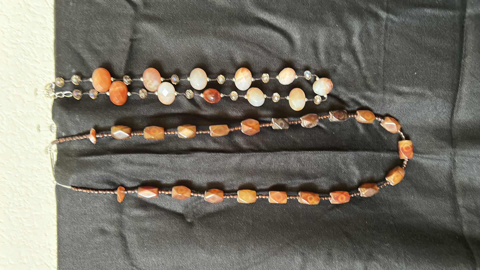 Photo 1 of THREE STONED COSTUME NECKLACES