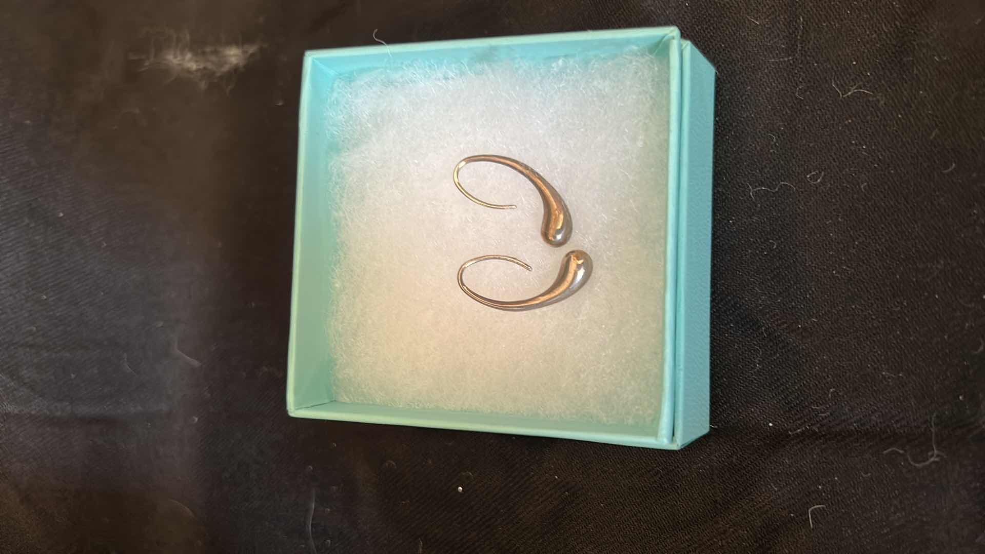 Photo 3 of TWO AMETHYST COLORED NECKLACES AND A PAIR OF TIFFANY & CO TEARDROP EARRINGS