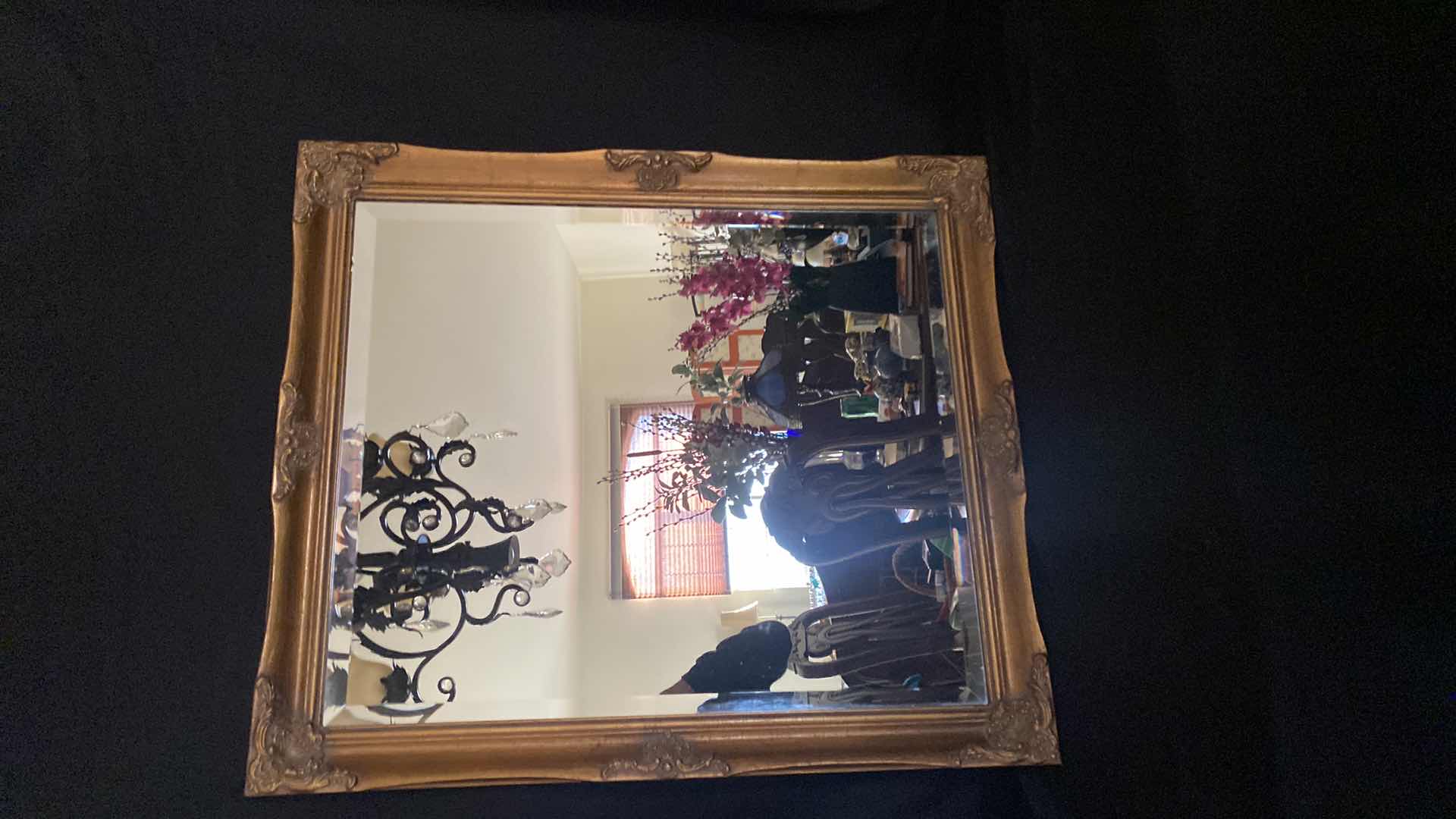 Photo 1 of VINTAGE ORNATE GOLD FRAMED MIRROR 26x30