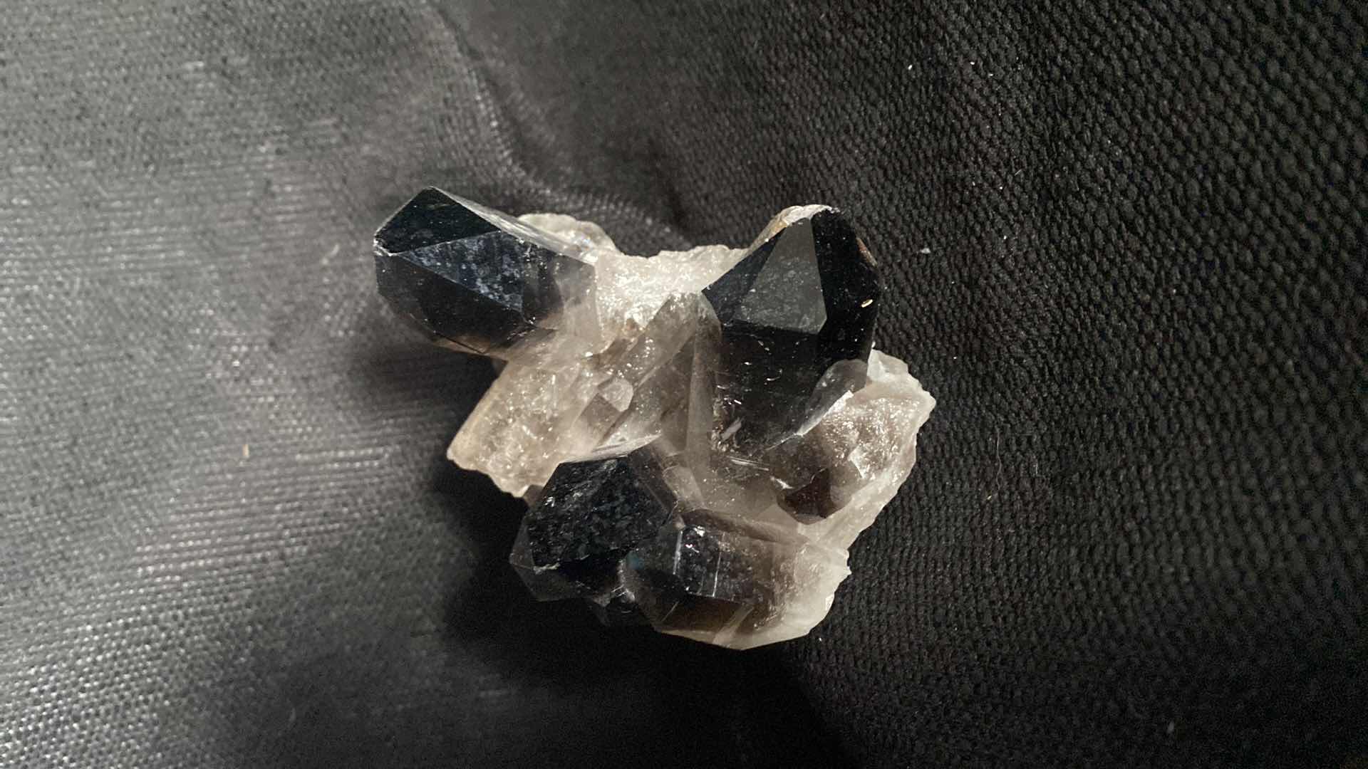 Photo 1 of SMOKEY QUARTZ CLUSTER