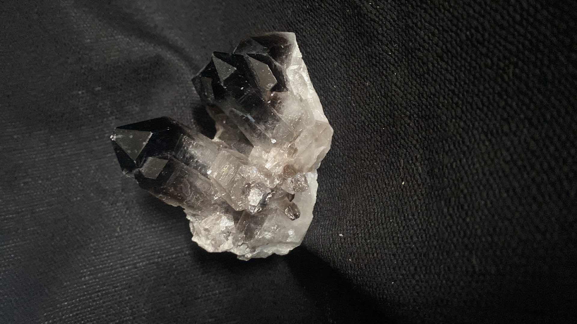 Photo 1 of SMOKEY QUARTZ CLUSTER
