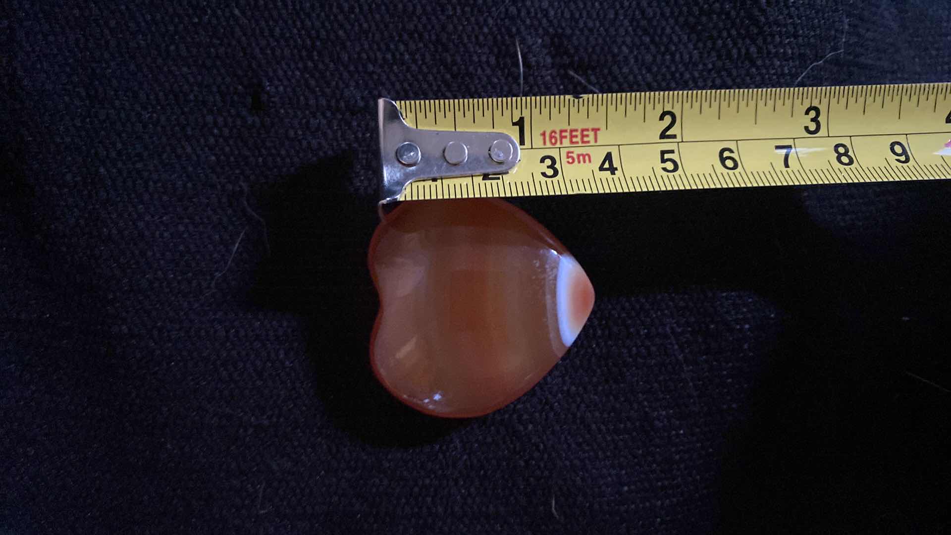 Photo 1 of CARNELIAN AGATE STONE
HEART SHAPED