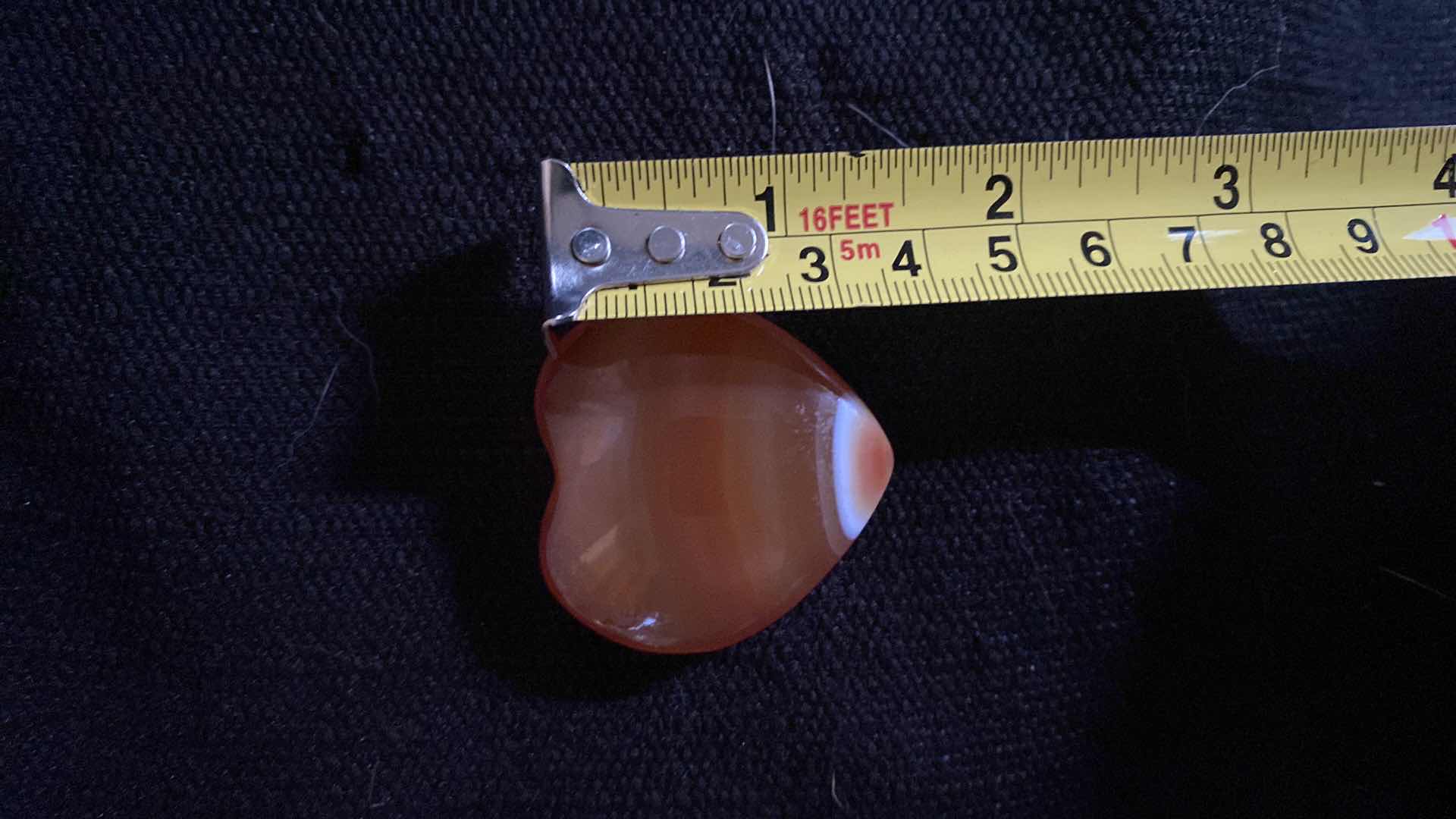 Photo 1 of CARNELIAN AGATE STONE
HEART SHAPED
