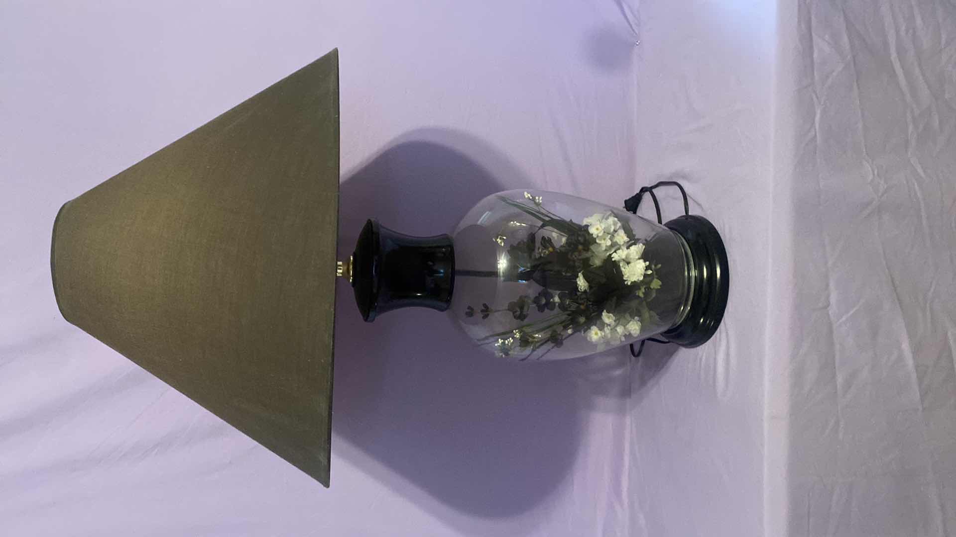 Photo 1 of LAMP WITH CLEAR BASE