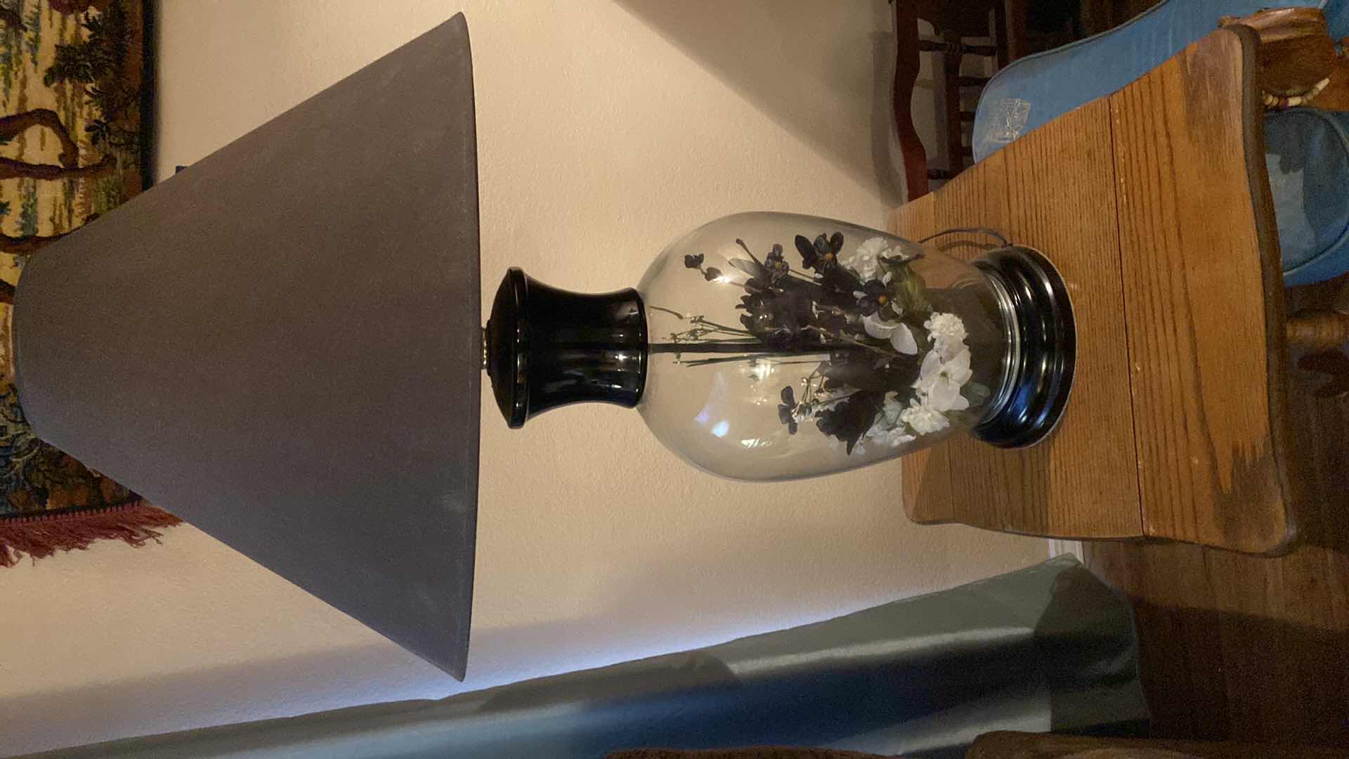 Photo 1 of LAMP WITH CLEAR BASE