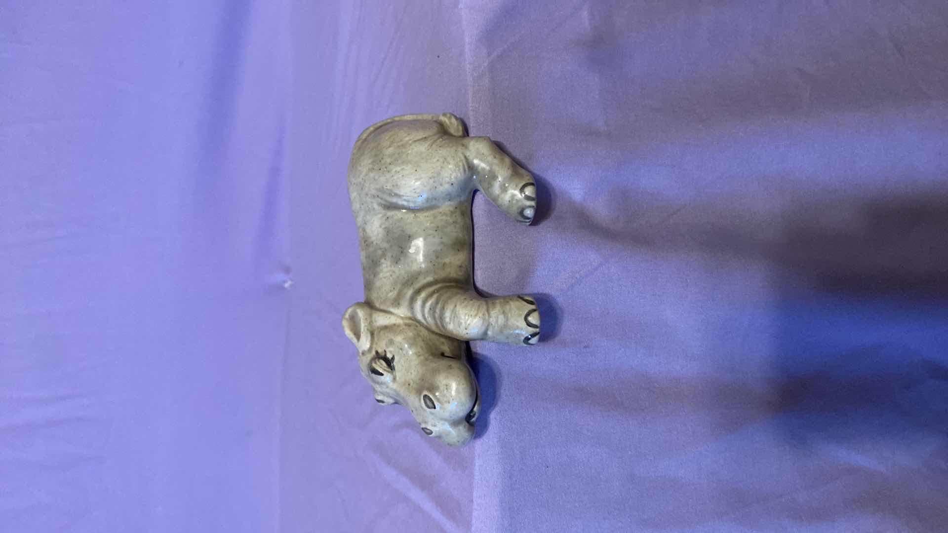 Photo 1 of DECORATIVE SHELF LAYING HIPPOPOTAMUS