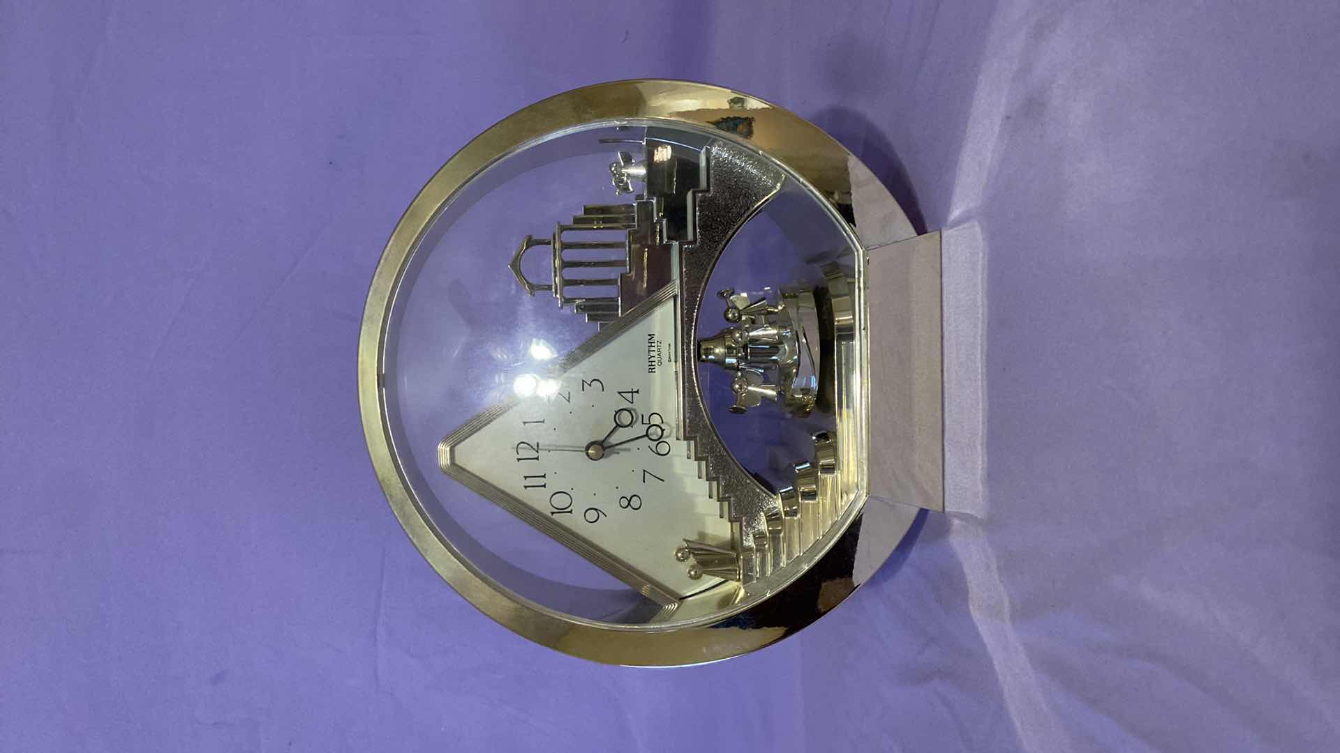 Photo 1 of 1980s STAIRWAY TO HEAVEN RHYTHM TABLE CLOCK