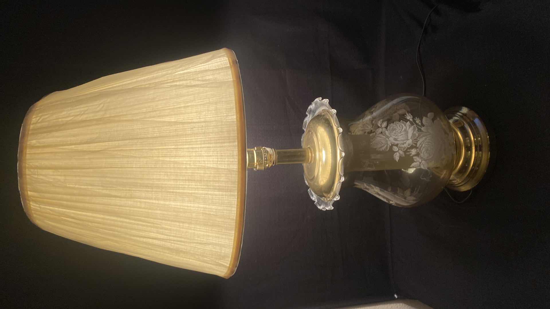 Photo 1 of LAMP WITH CLEAR BASE