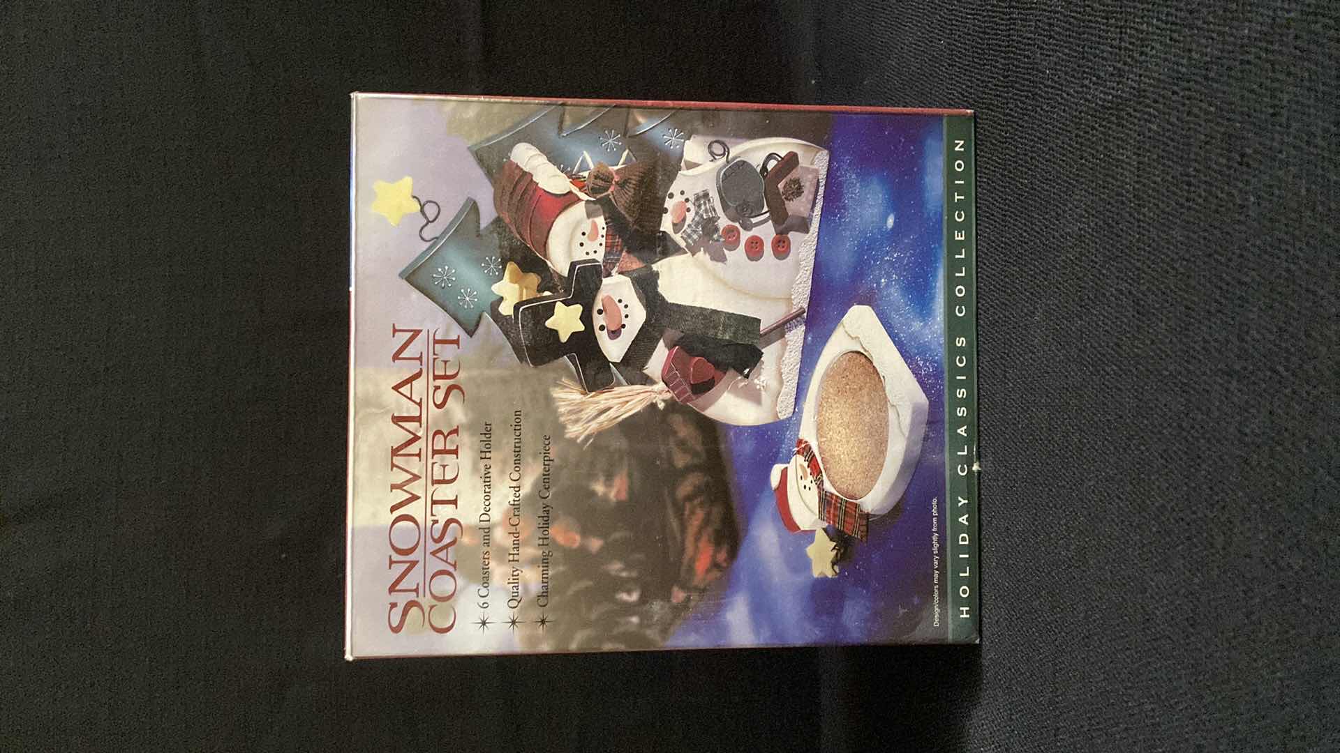 Photo 1 of SNOWMAN COASTER SET