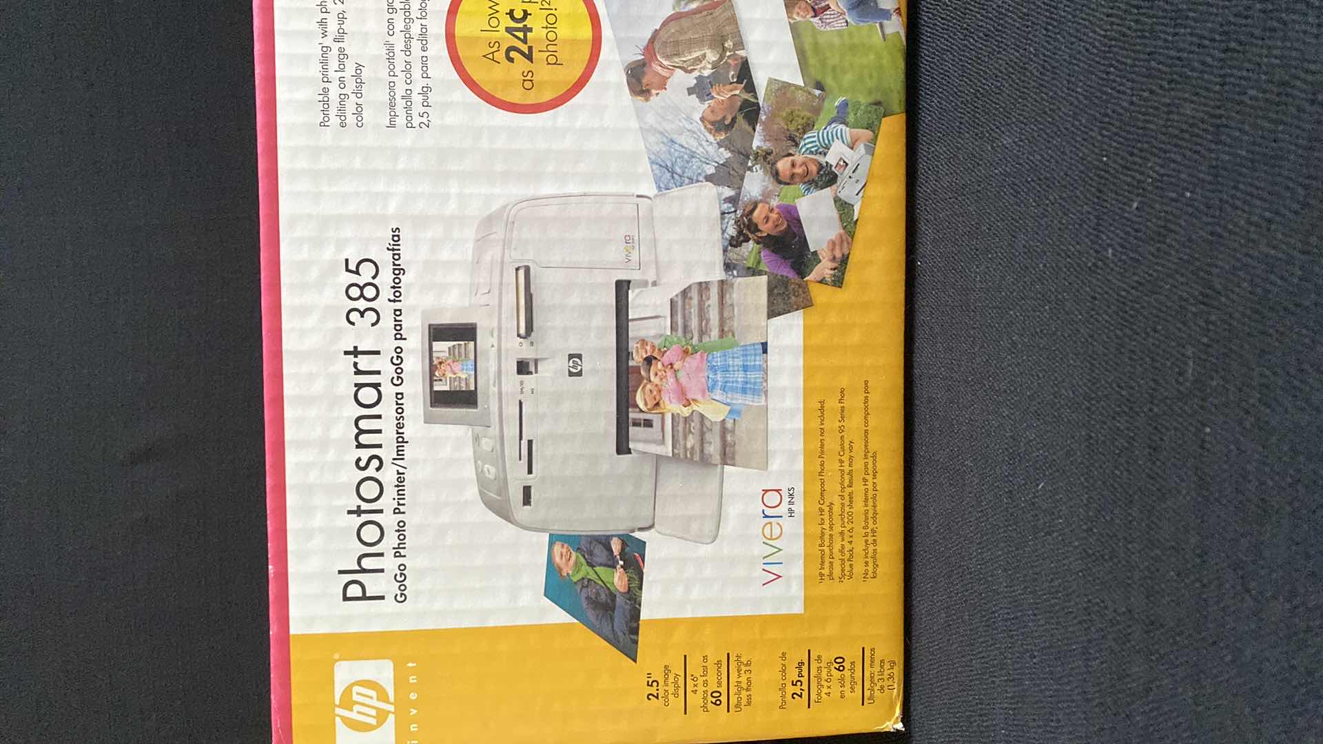 Photo 1 of HP PHOTOSMART 385 PRINTER