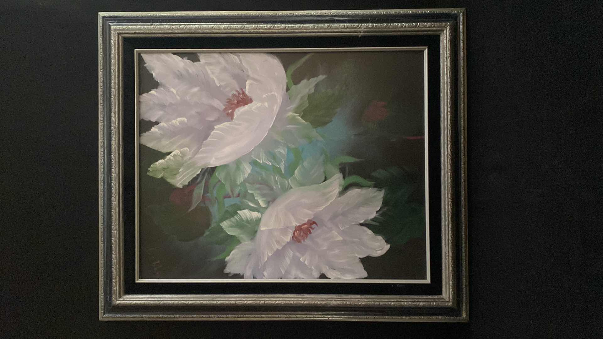 Photo 1 of FLORAL PAINTING ON CANVAS