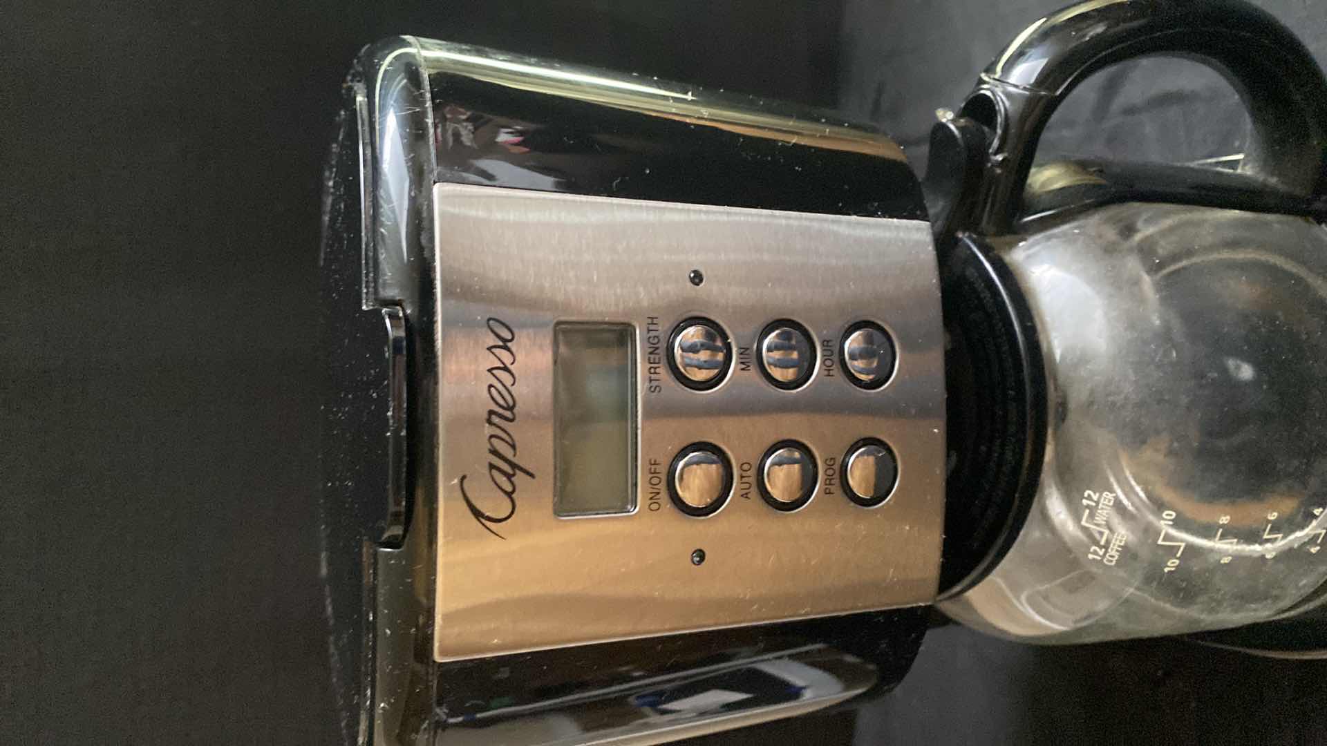 Photo 4 of CAPRESSO 12 CUP PROGRAMABLE COFFEE MAKER