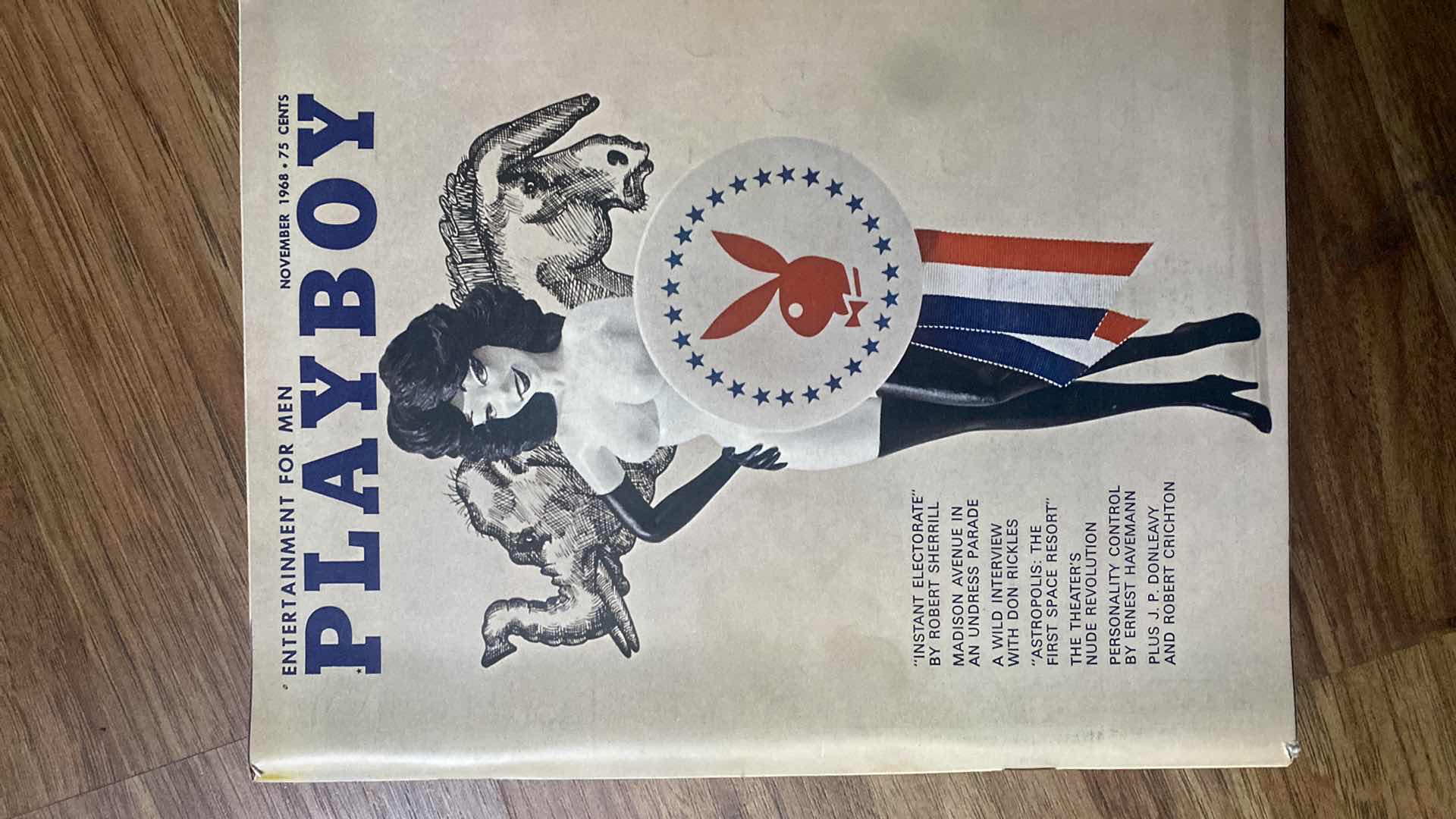 Photo 1 of 1968 PLAYBOY MAGAZINES 
NOVEMBER,SEPTEMBER AUGUST AND OCTOBER