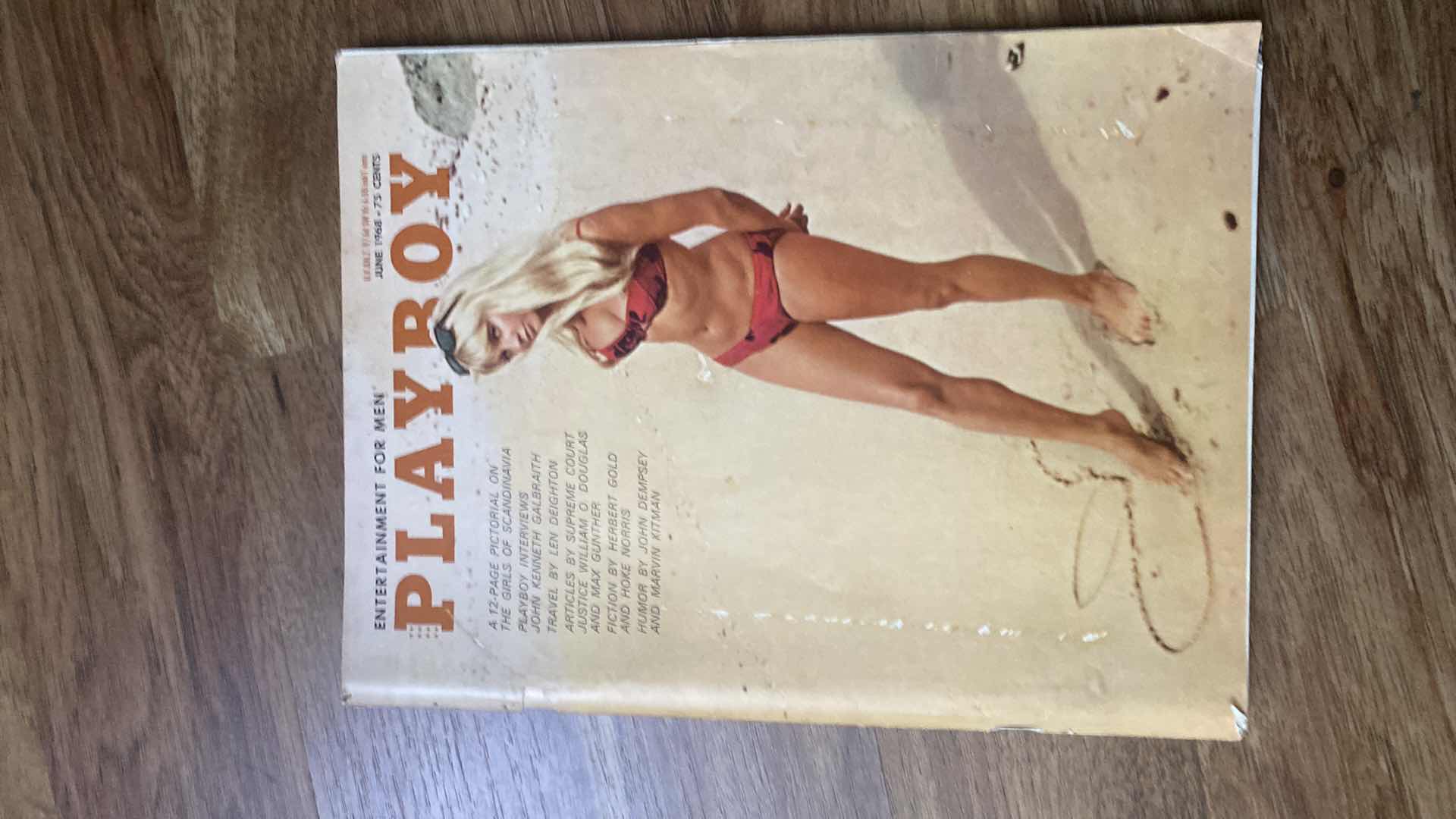 Photo 1 of 1968 PLAYBOY MAGAZINES 
APRIL MAY JUNE