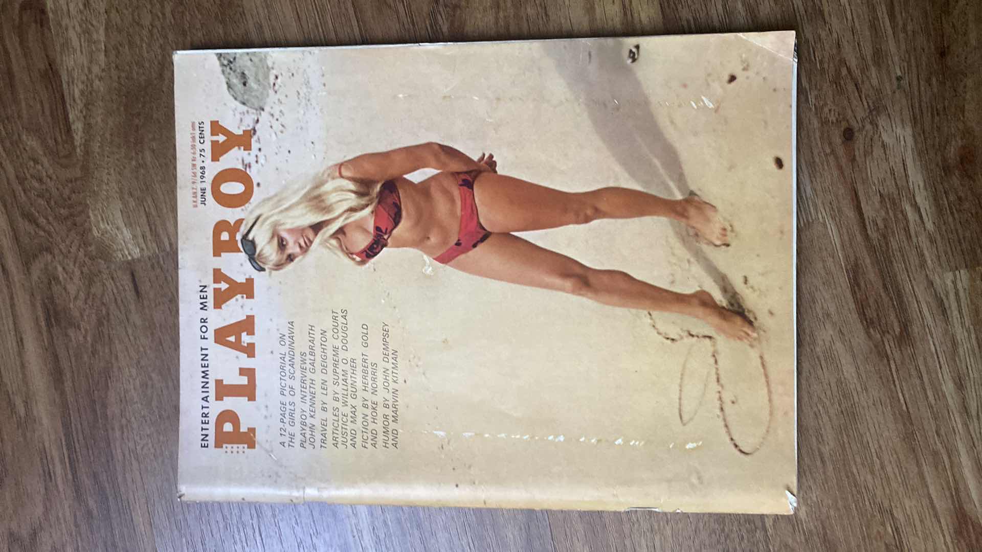 Photo 1 of 1968 PLAYBOY MAGAZINES 
APRIL MAY JUNE