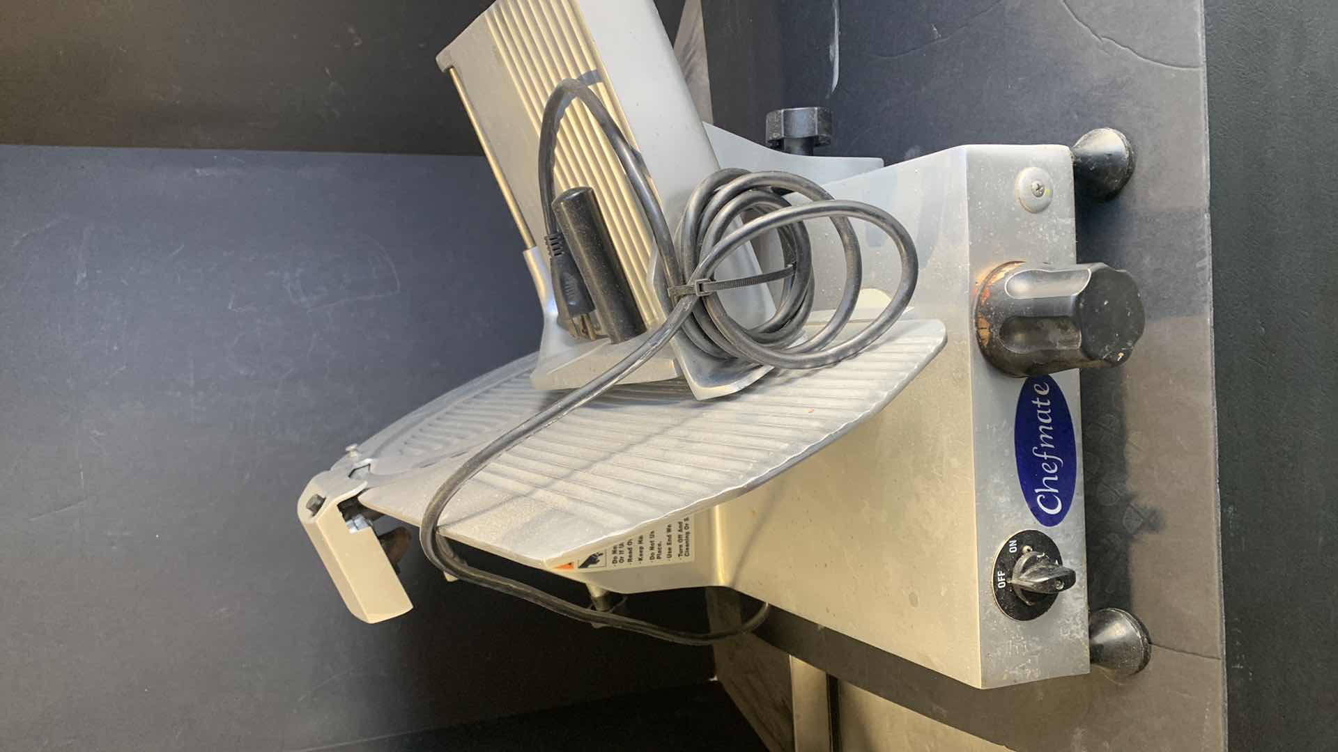 Photo 2 of CHEFMATE INDUSTRIAL MEAT SLICER