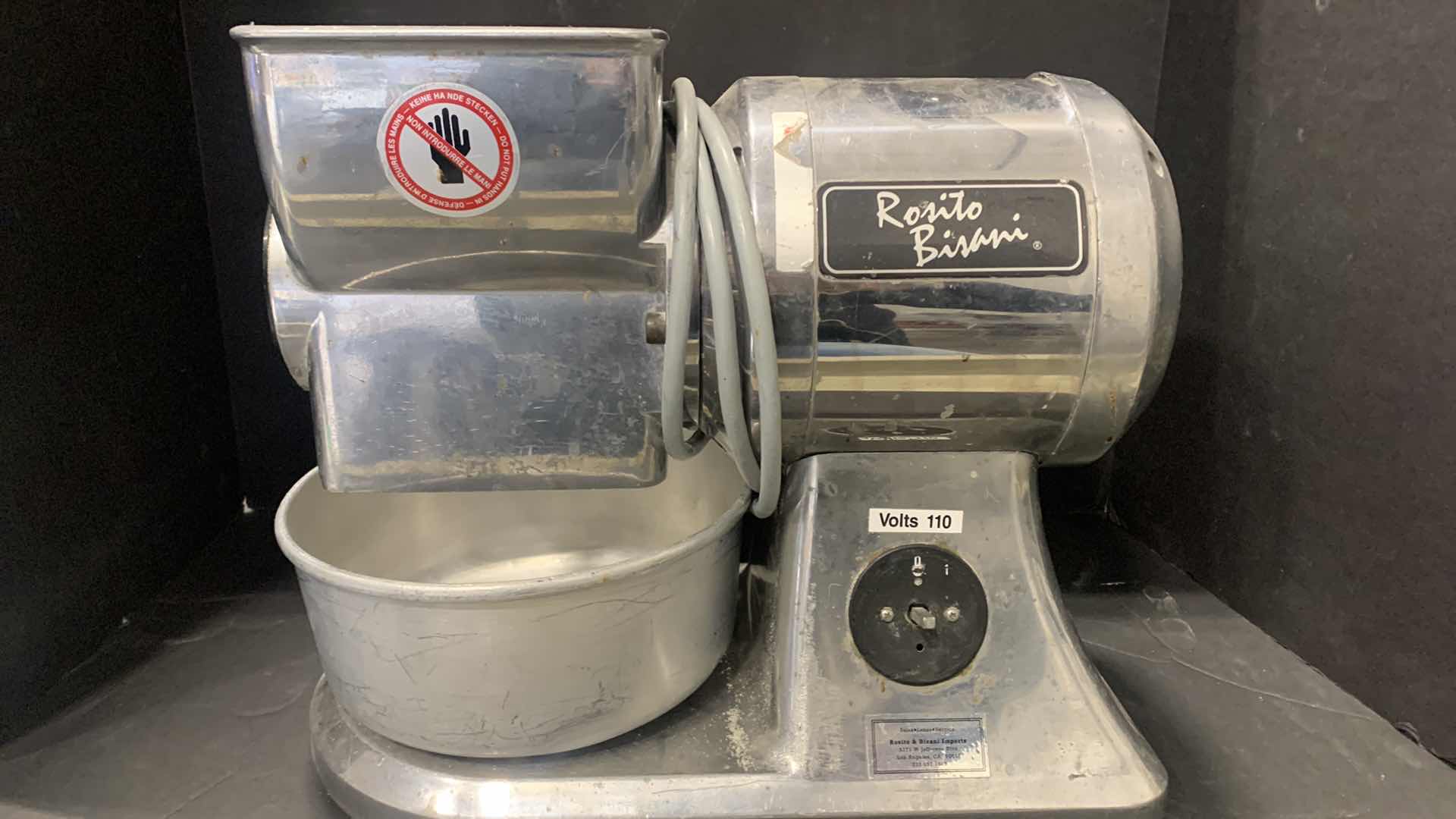 Photo 1 of ROSITO BISANI VOLTS 110 CHEESE GRATER